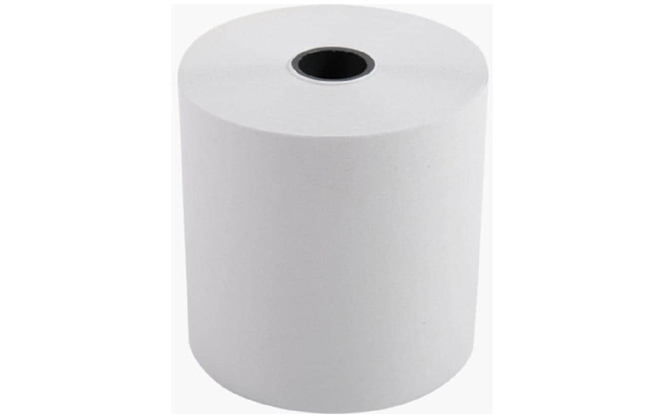 Exacompta Papierrolle 57 mm Extra Weiss, 10 Stück