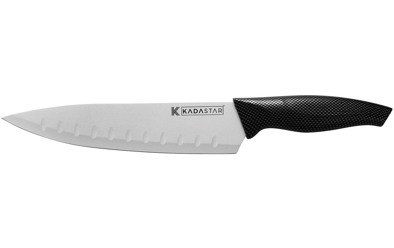 Kadastar Messer-Set Premium White 6-teilig, Silber/Weiss