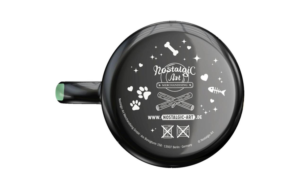 Nostalgic Art Universaltasse Cat Lover 360 ml, 1 Stück, Schwarz