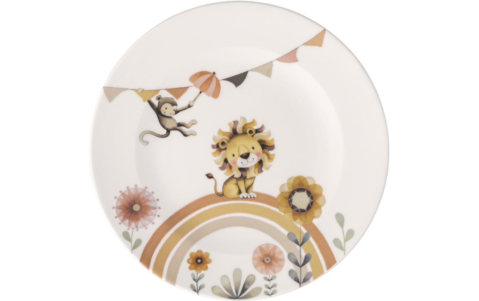 Villeroy & Boch Kinderteller Roar Lion 6 Stück, Hellorange