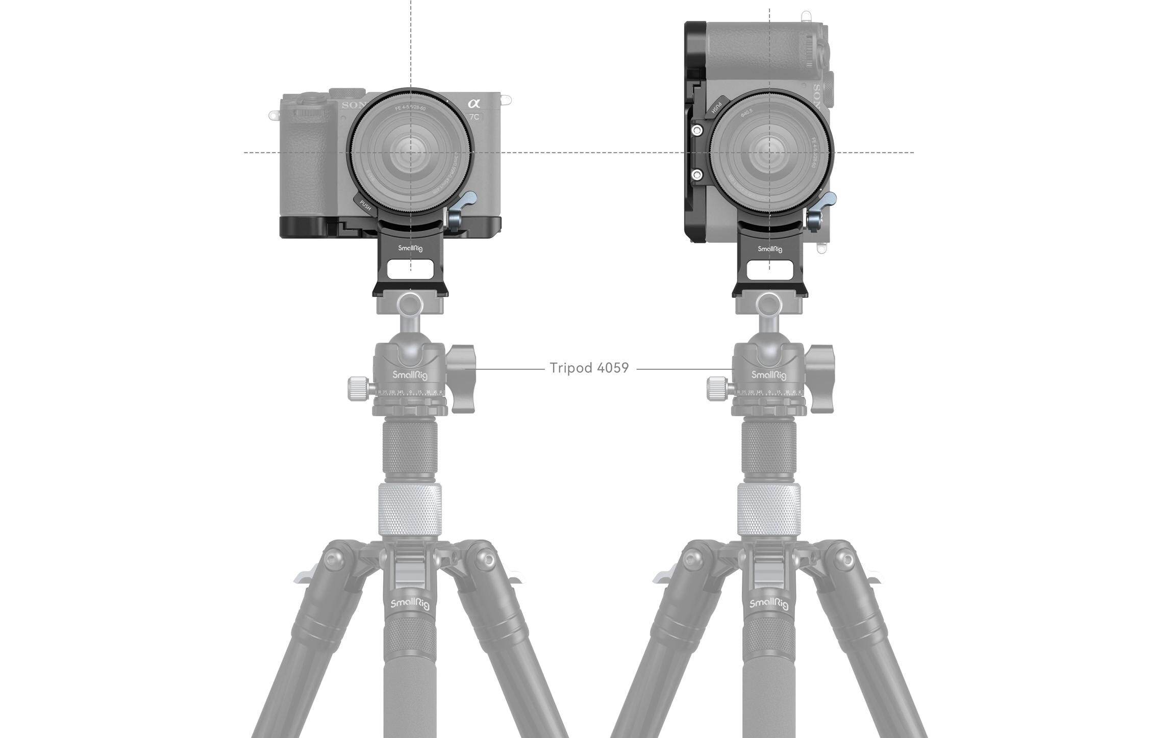 Smallrig Adapter Horizontal-zu-vertikal Platte