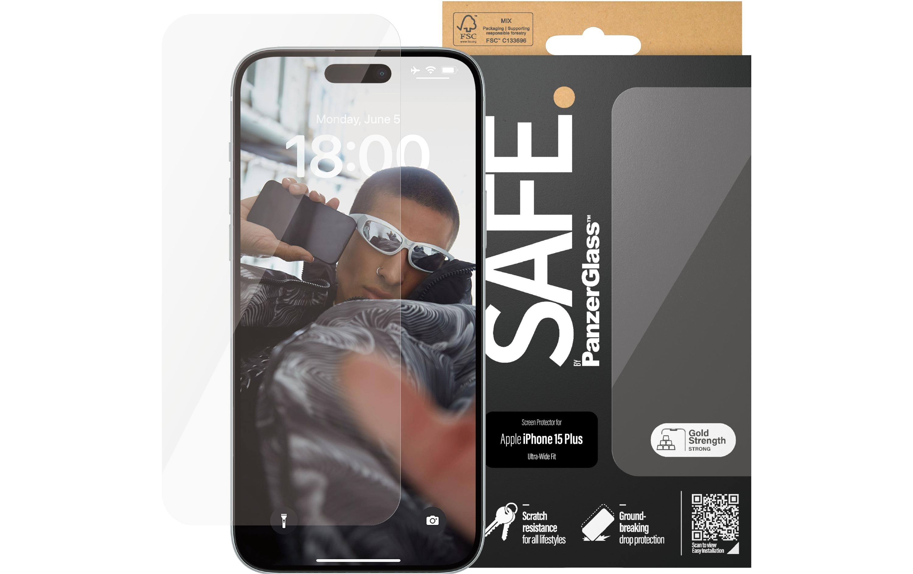 SAFE. Displayschutz Ultra Wide Fit iPhone 15 Plus