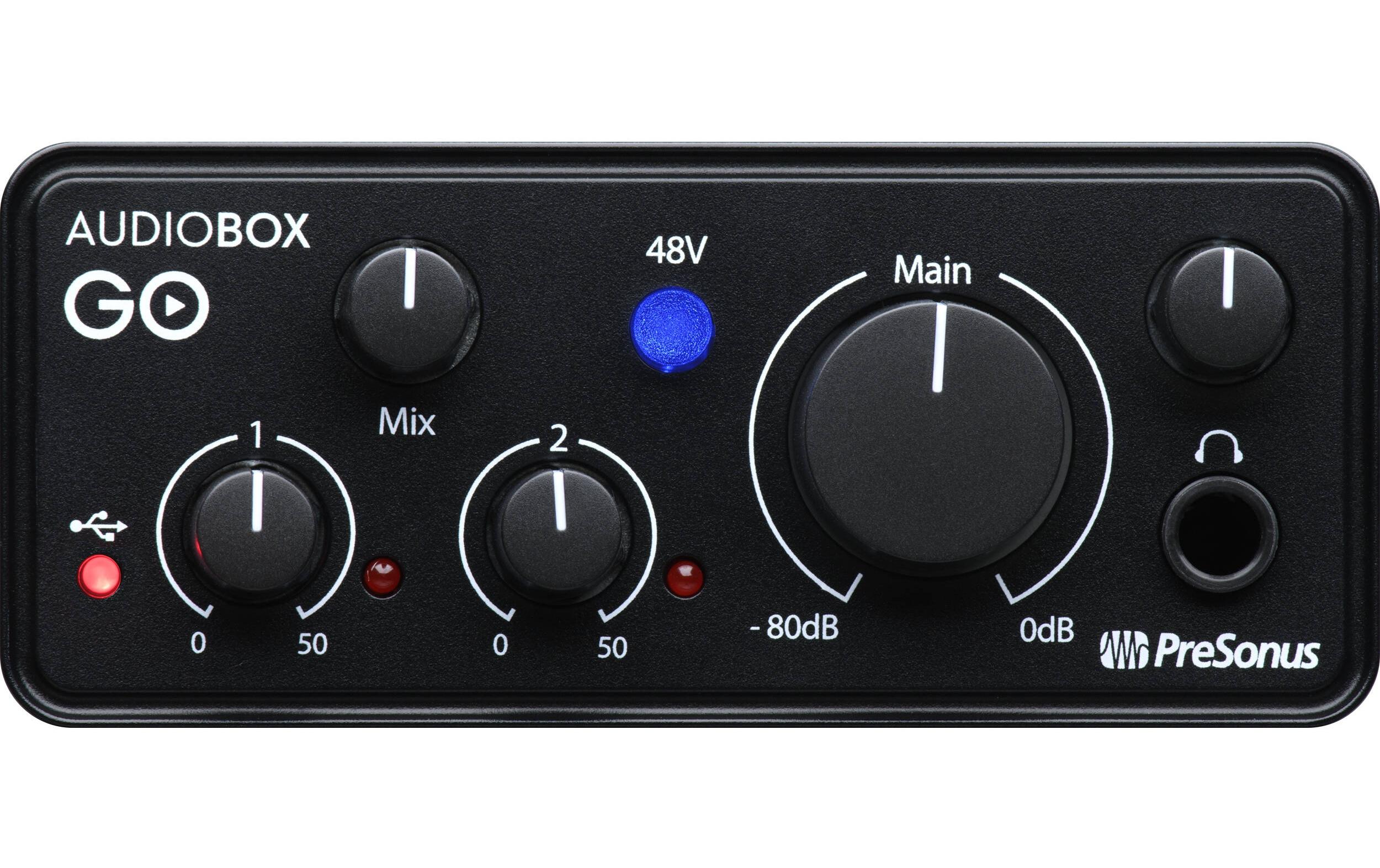 Presonus Audio Interface Audiobox GO