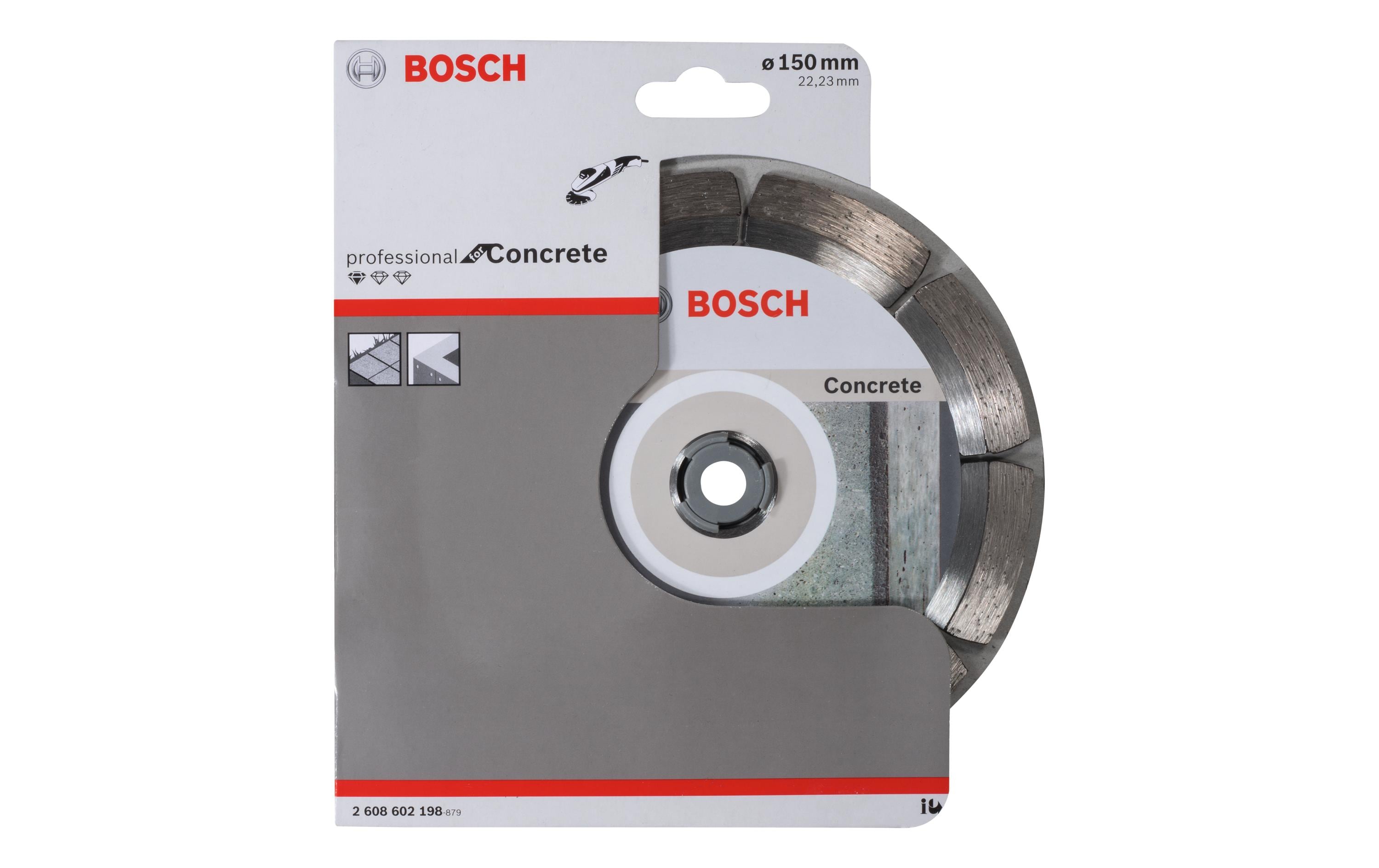Bosch Professional Diamanttrennscheibe Standard for Concrete, 150 x 2 x 10 mm