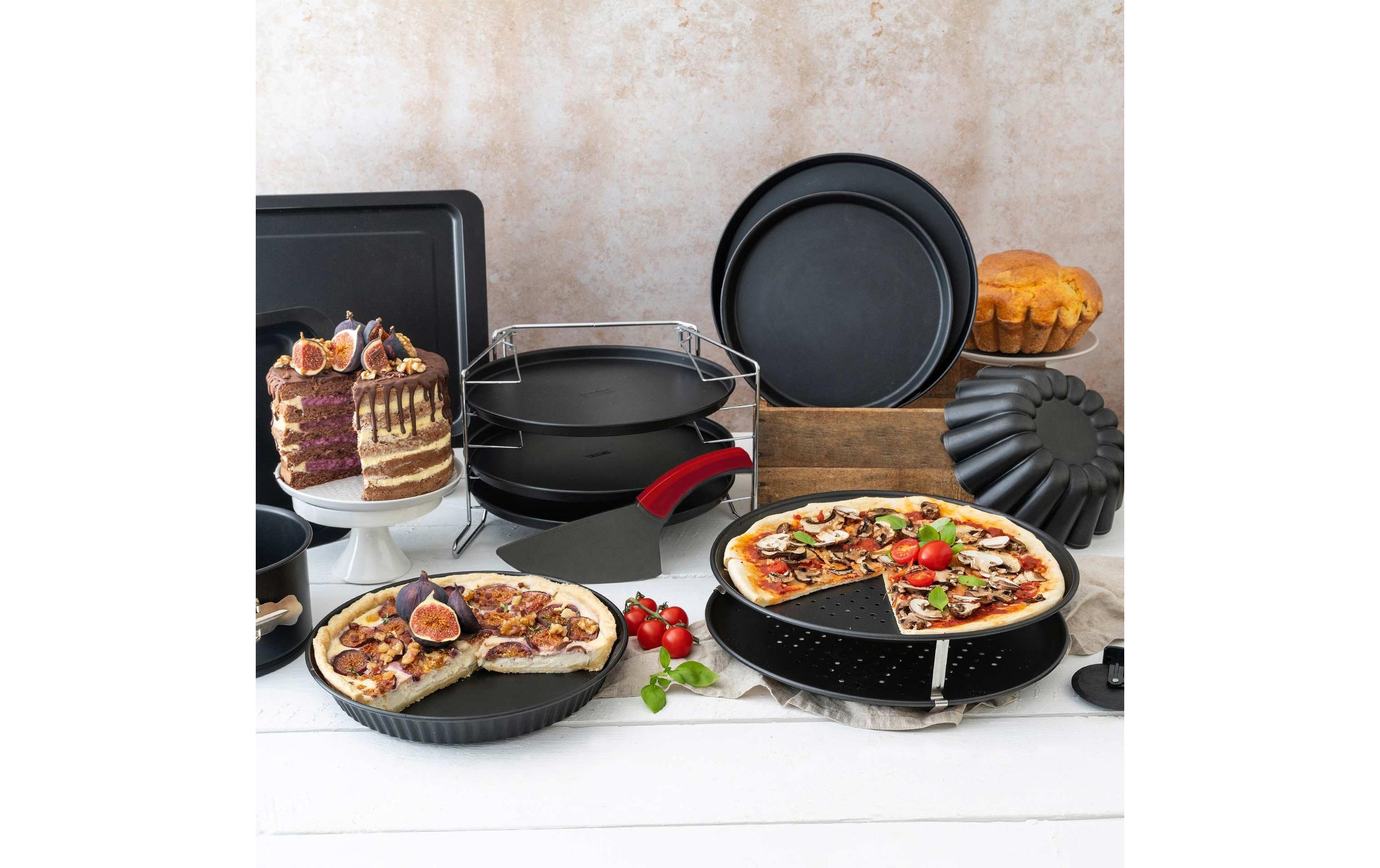 Zenker Pizzablech Special – Countries Ø 32 cm, 3-teilig