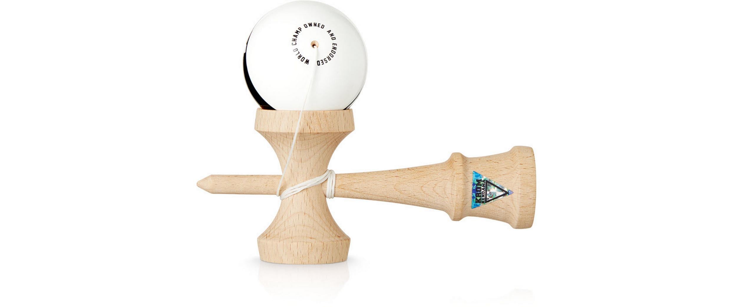 KROM KENDAMA Kendama Krom Strogo White