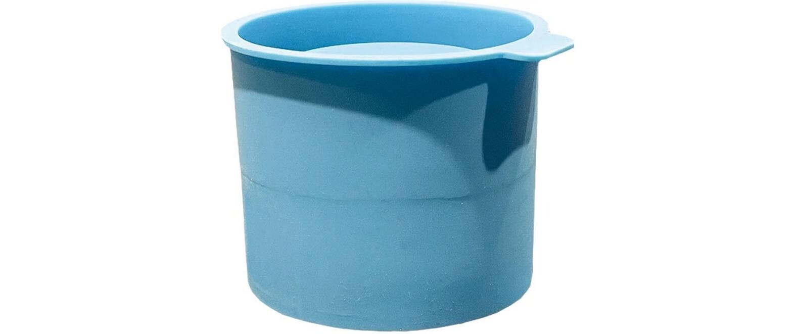 Jesmonite Giessform Becher rund, Ø 8.3 cm, Blau