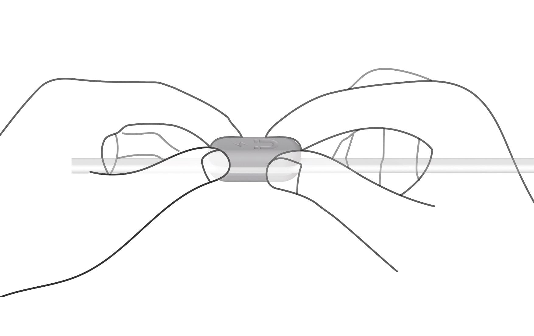 Max Hauri Kabelhalter Magnetic Stop, Grau