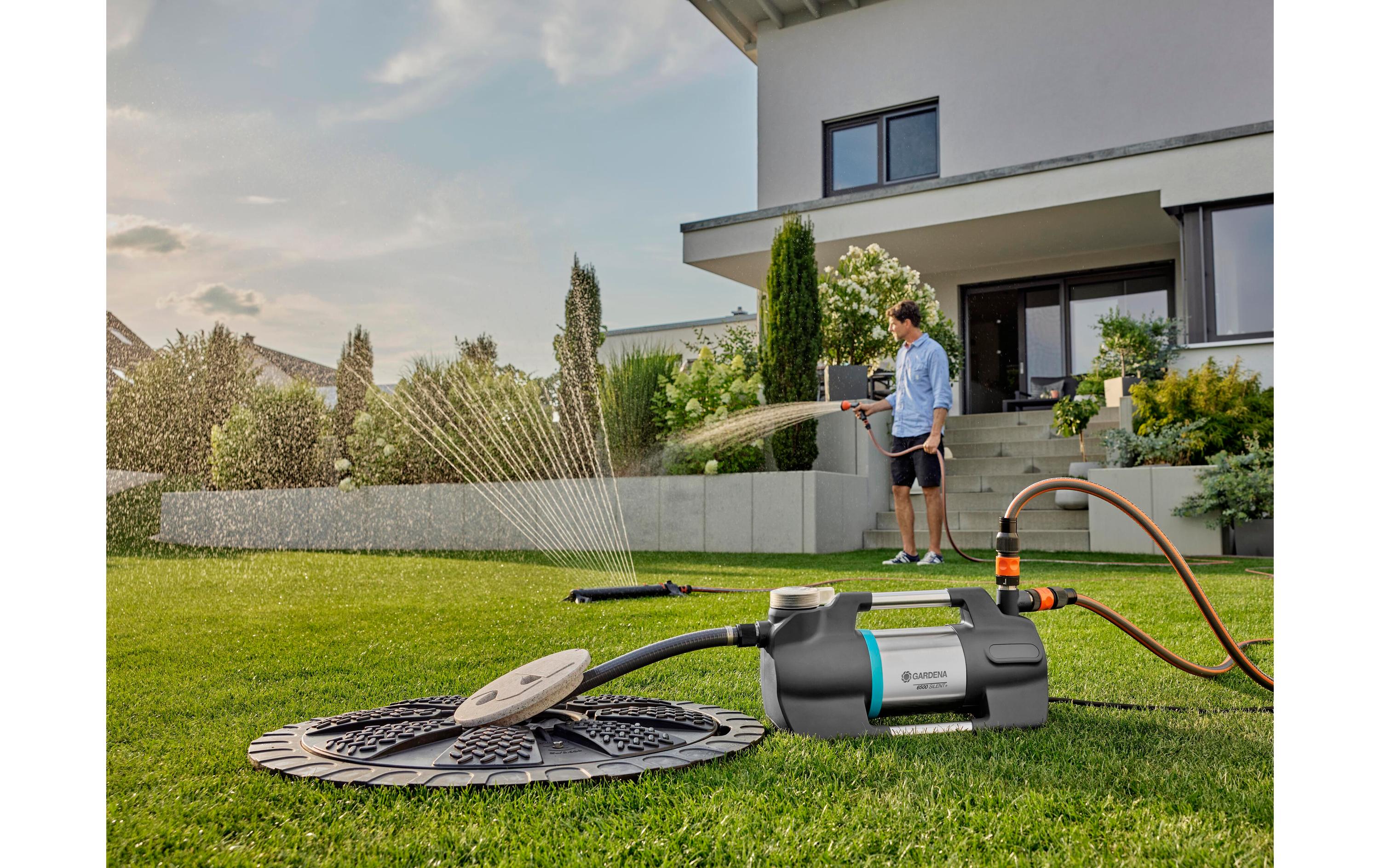 GARDENA Gartenpumpe 5600 Silent+