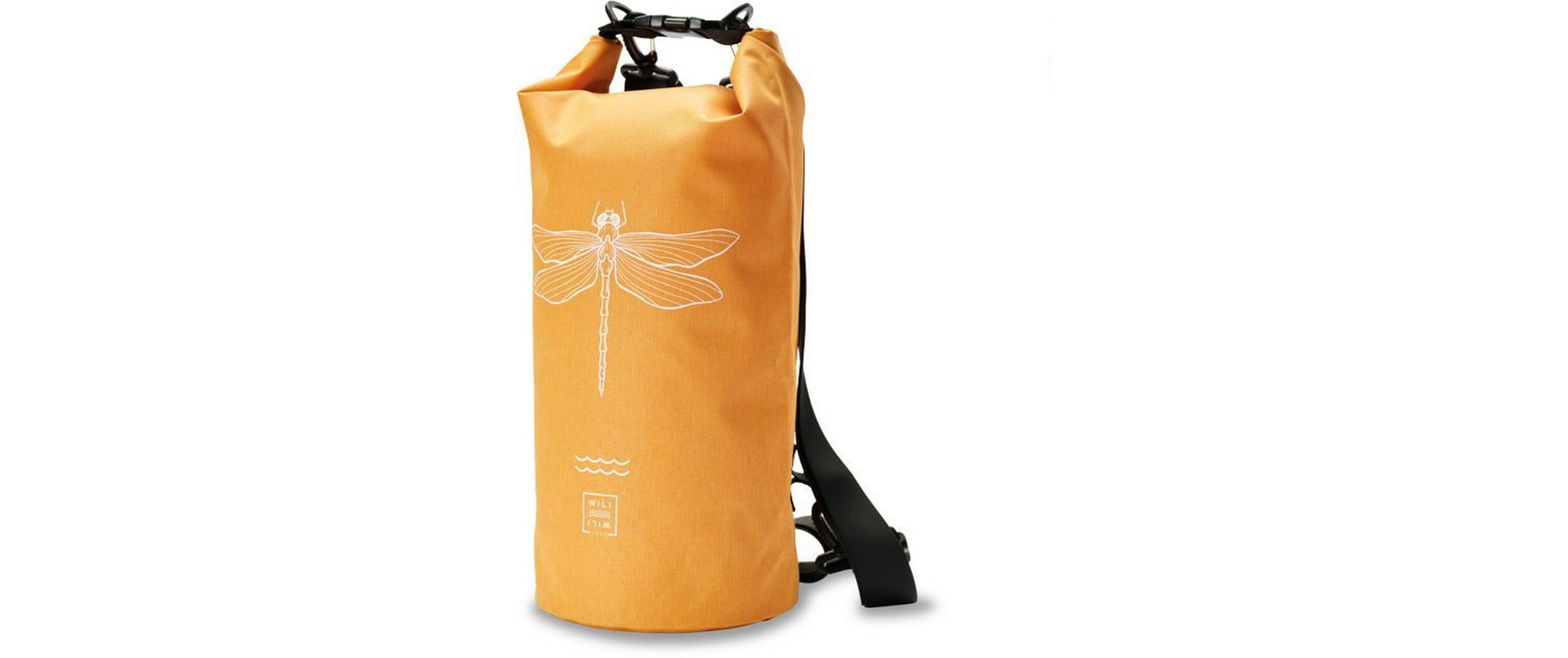 Wili Wili Tree Dry Bag Dragon Fly Sunset Yellow, 15 l