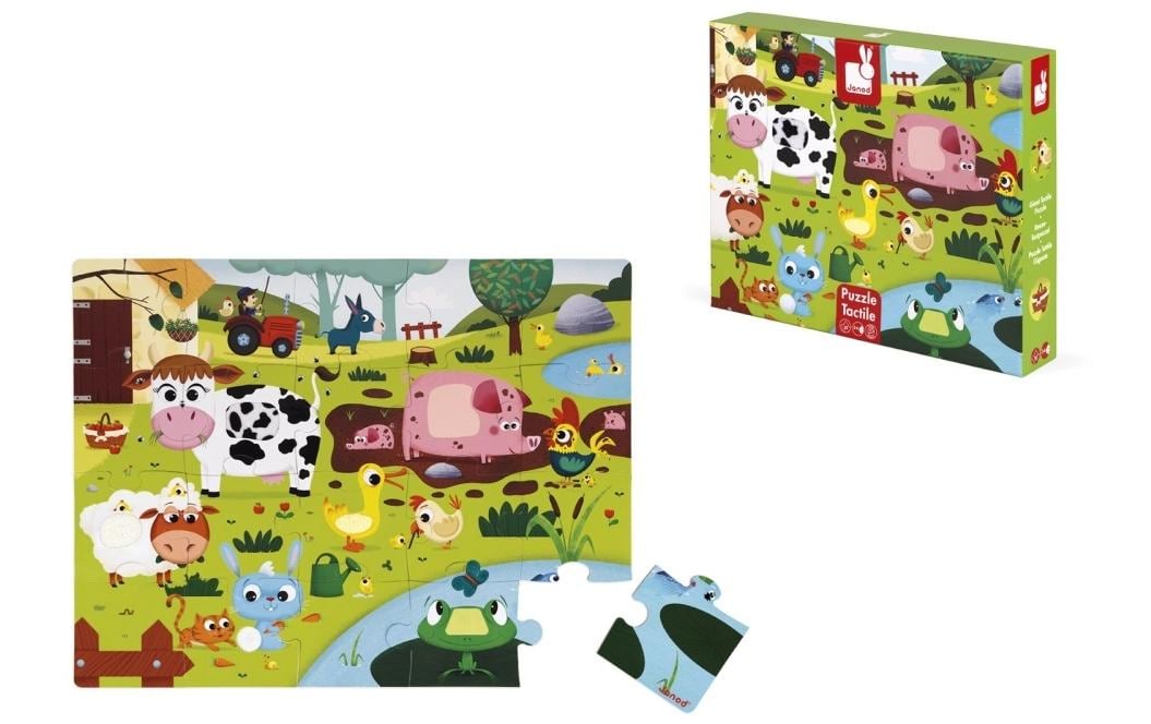 Janod Puzzle die Tiere auf der Farm