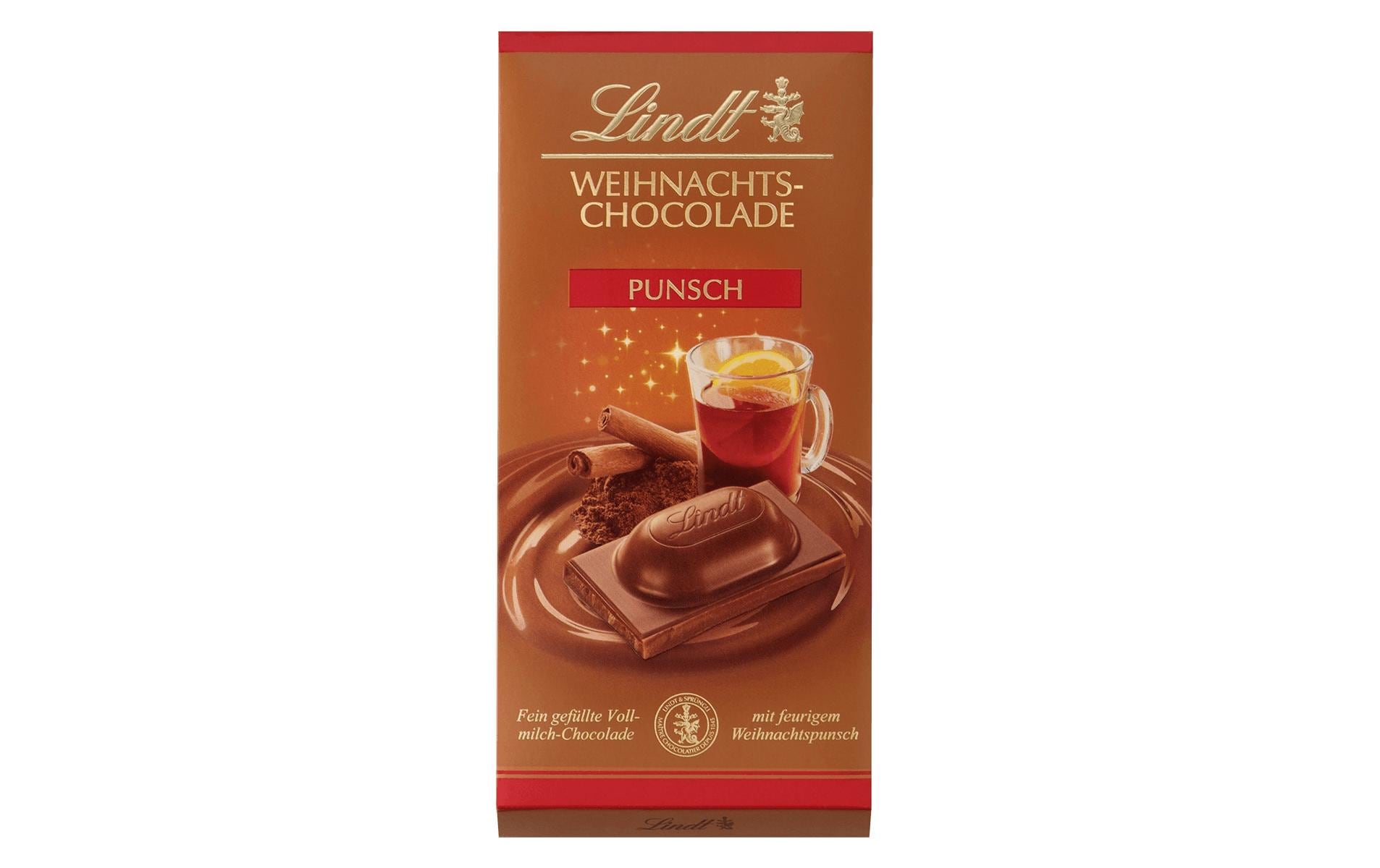 Lindt Tafelschokolade Kupferwelt Punsch 100 g