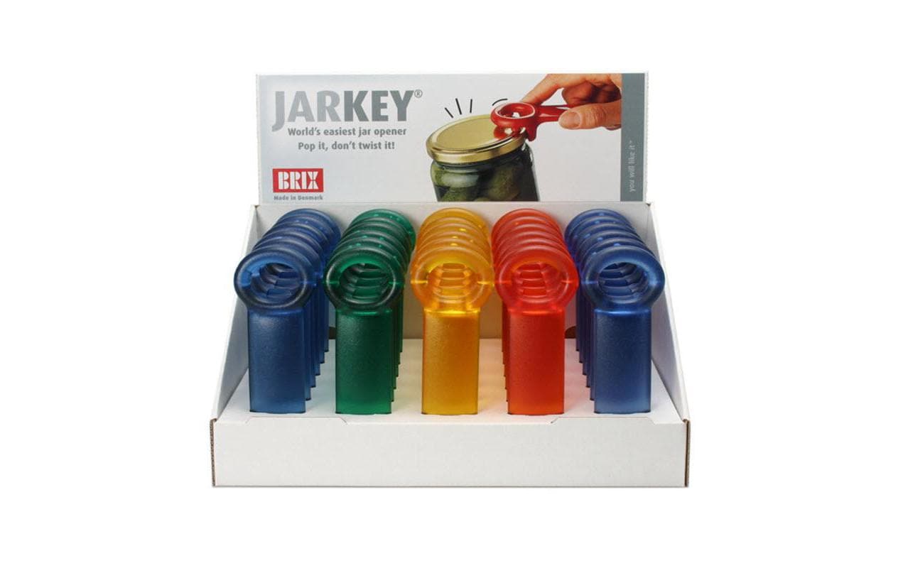 Brix Schraubdeckelöffner JarKey Display à 30 Stück, Assortiert