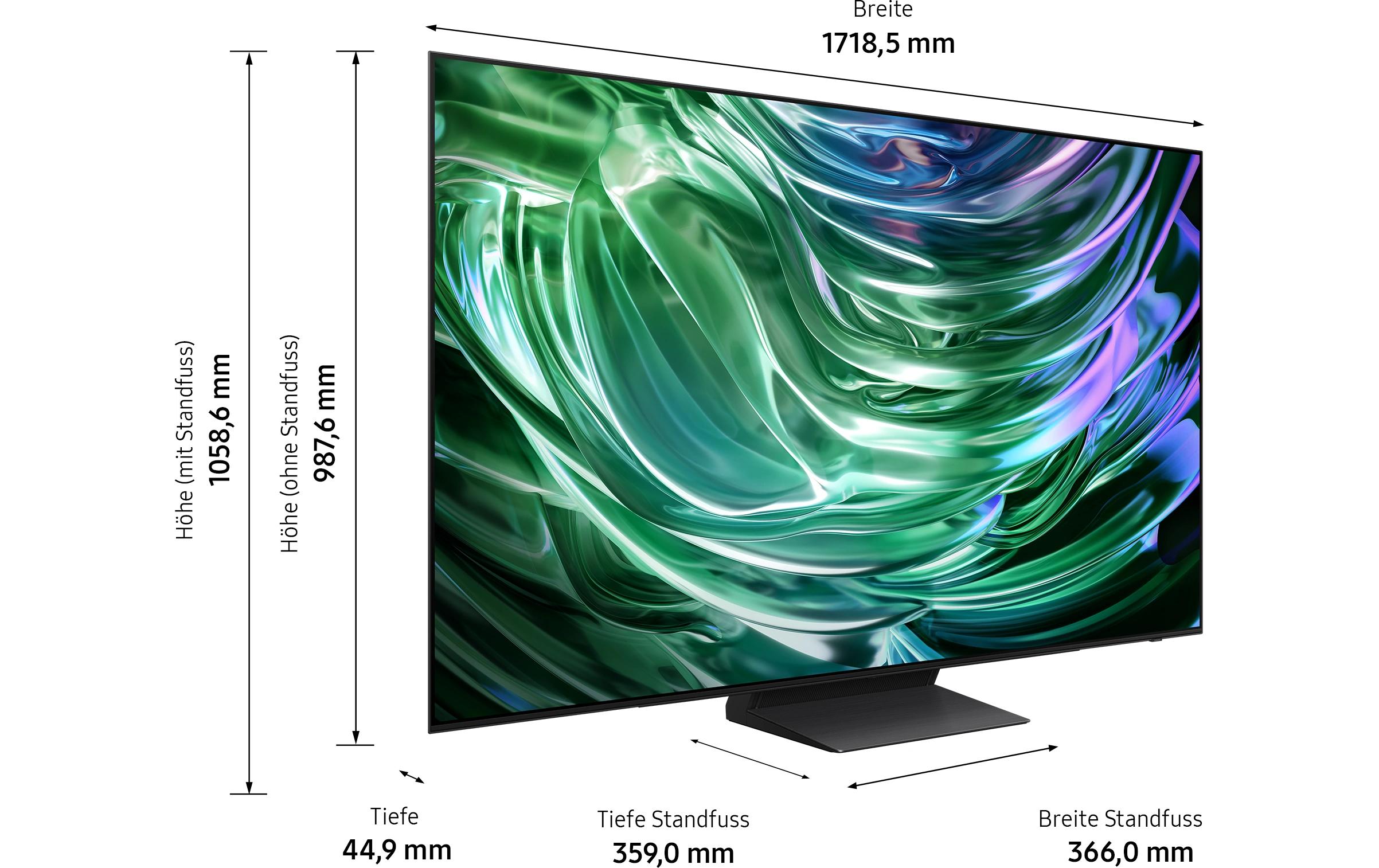 Samsung TV QE77S90D AEXZU 77, 3840 x 2160 (Ultra HD 4K), OLED