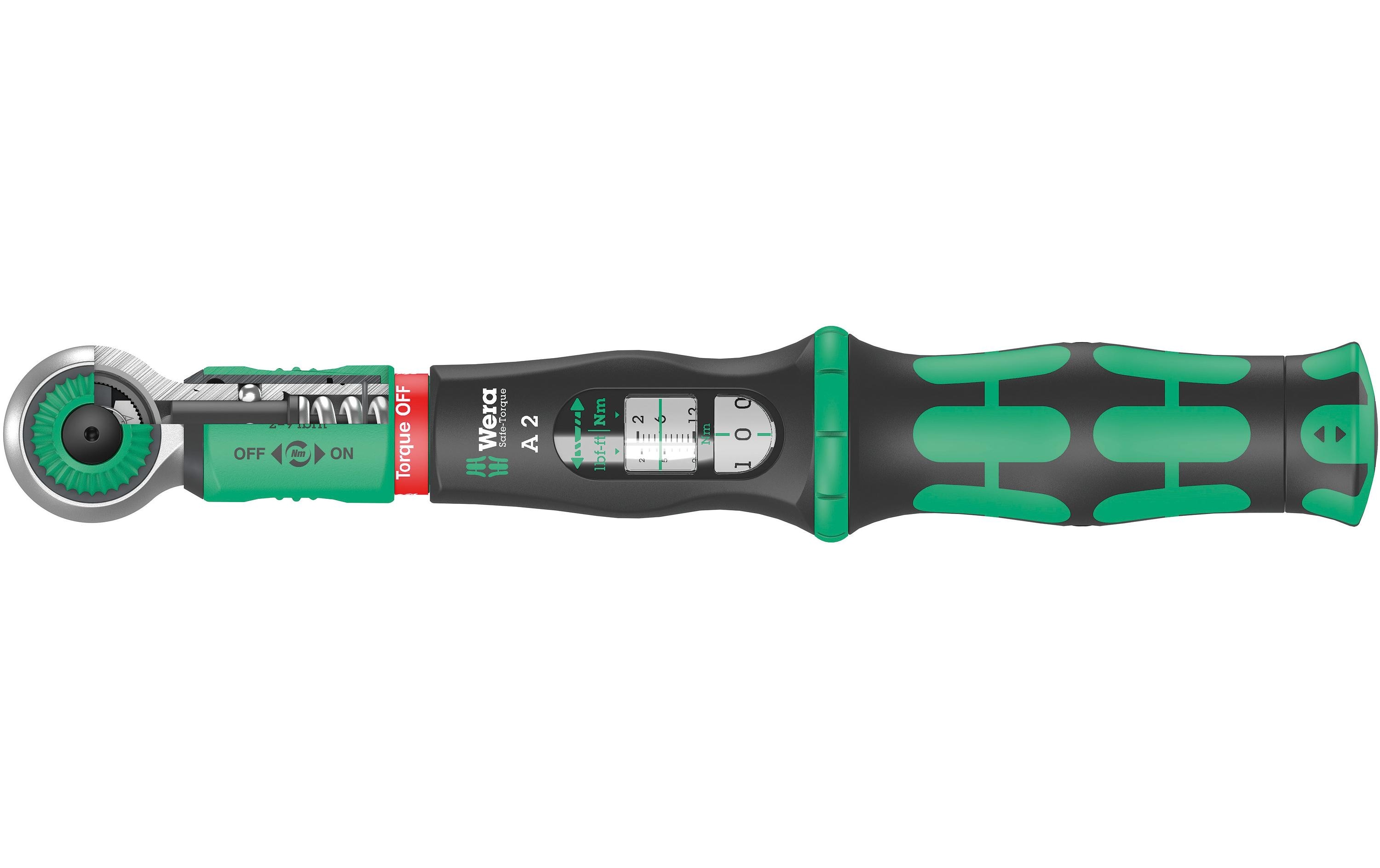 Wera Drehmomentschlüssel Safe-Torque A2 Set 1, 23-teilig