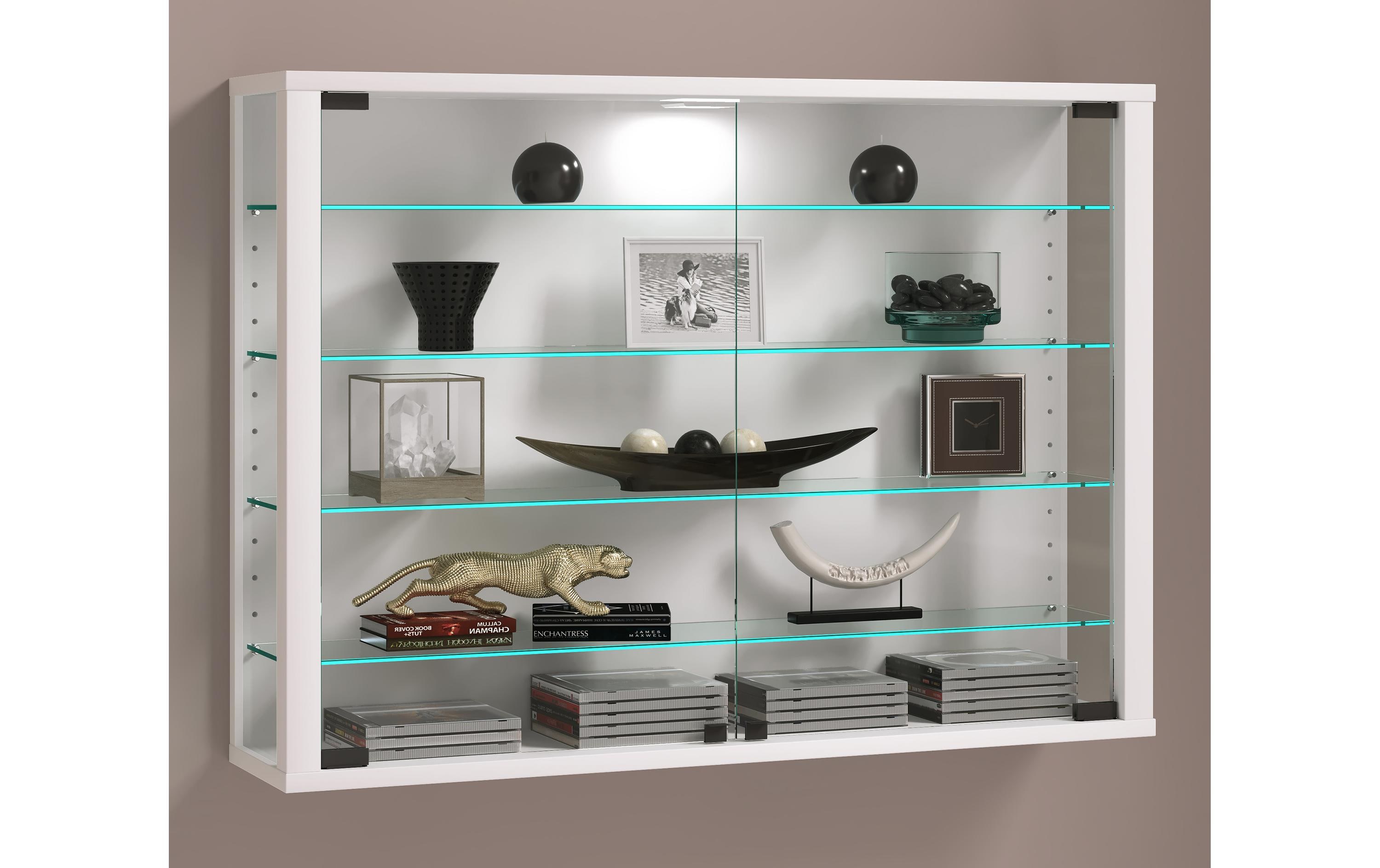 VCM Vitrine Vitrosa L 82.6 x 59.9 cm, Weiss