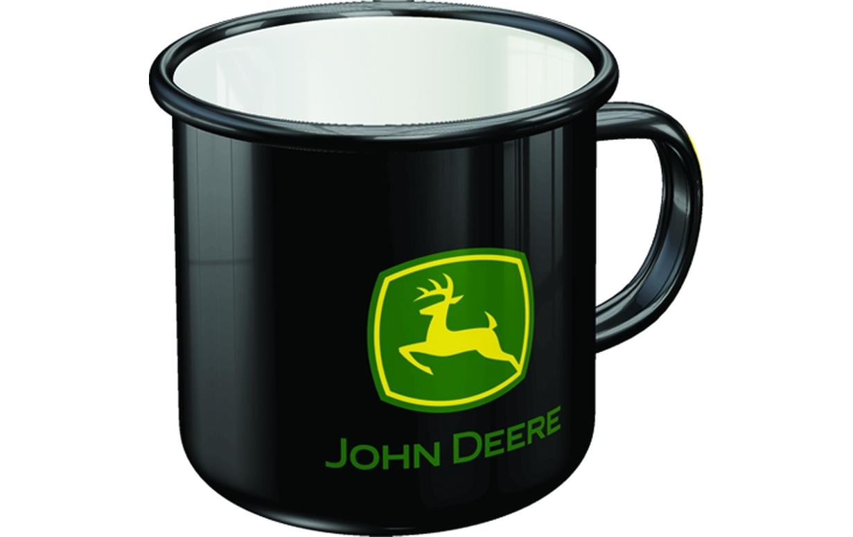 Nostalgic Art Universaltasse John Deere 360 ml, 1 Stück, Schwarz