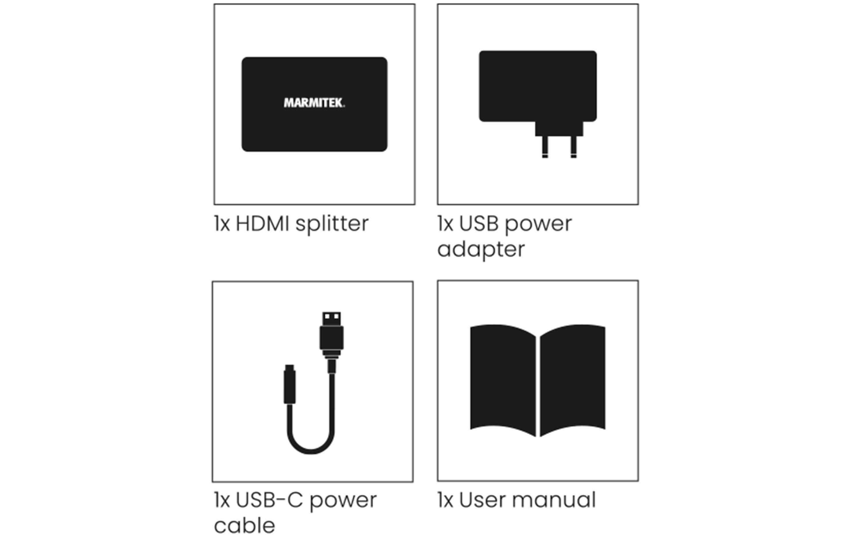 Marmitek Verteiler Split 712 UHD 4K HDMI