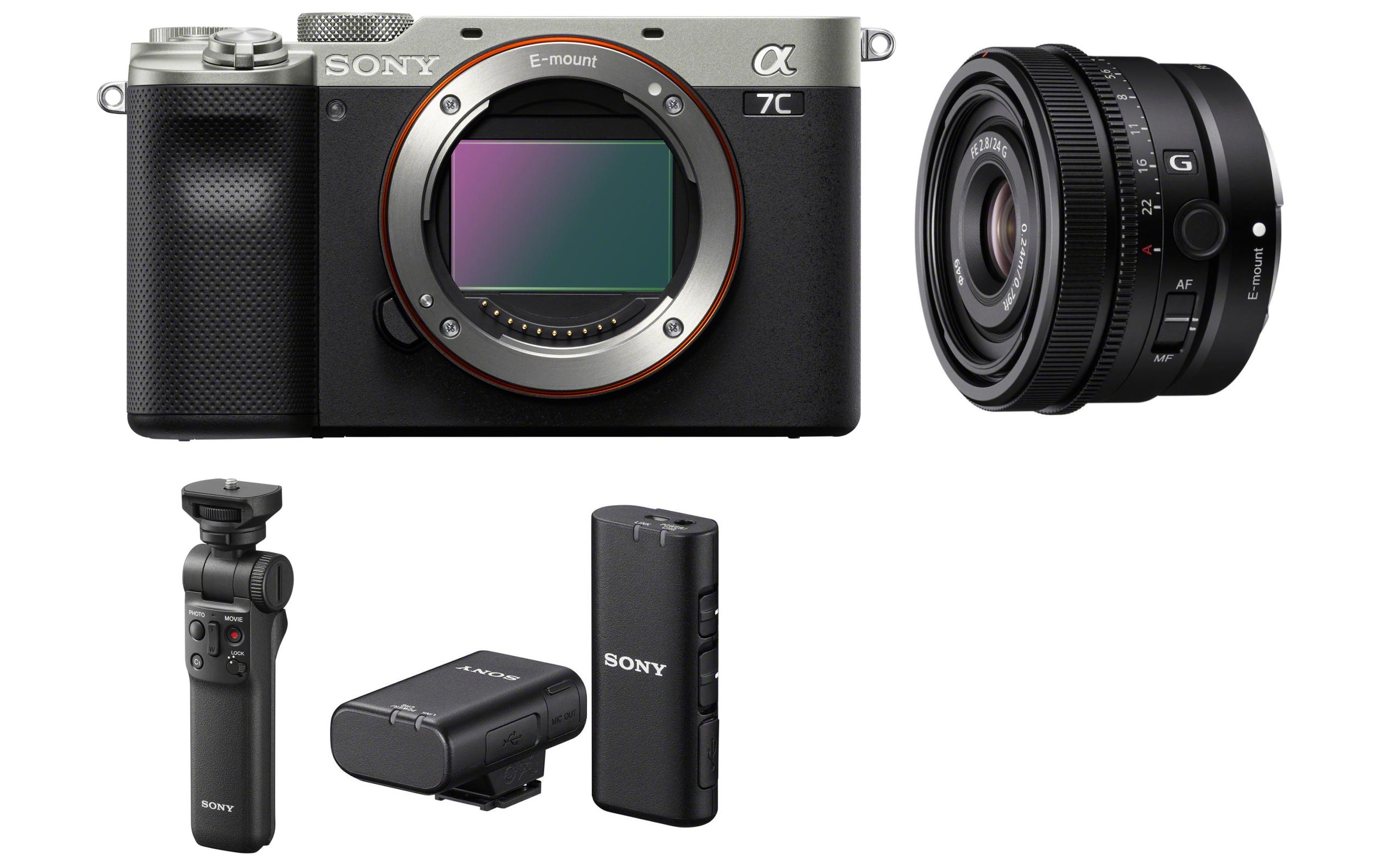 Sony Fotokamera Alpha 7C Pro Vlogging Kit