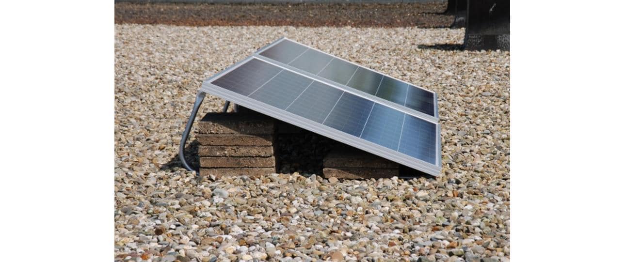 Solar-pac Montagekit Flachdach 1150 mm für 1 Modul max. Breite 115 cm