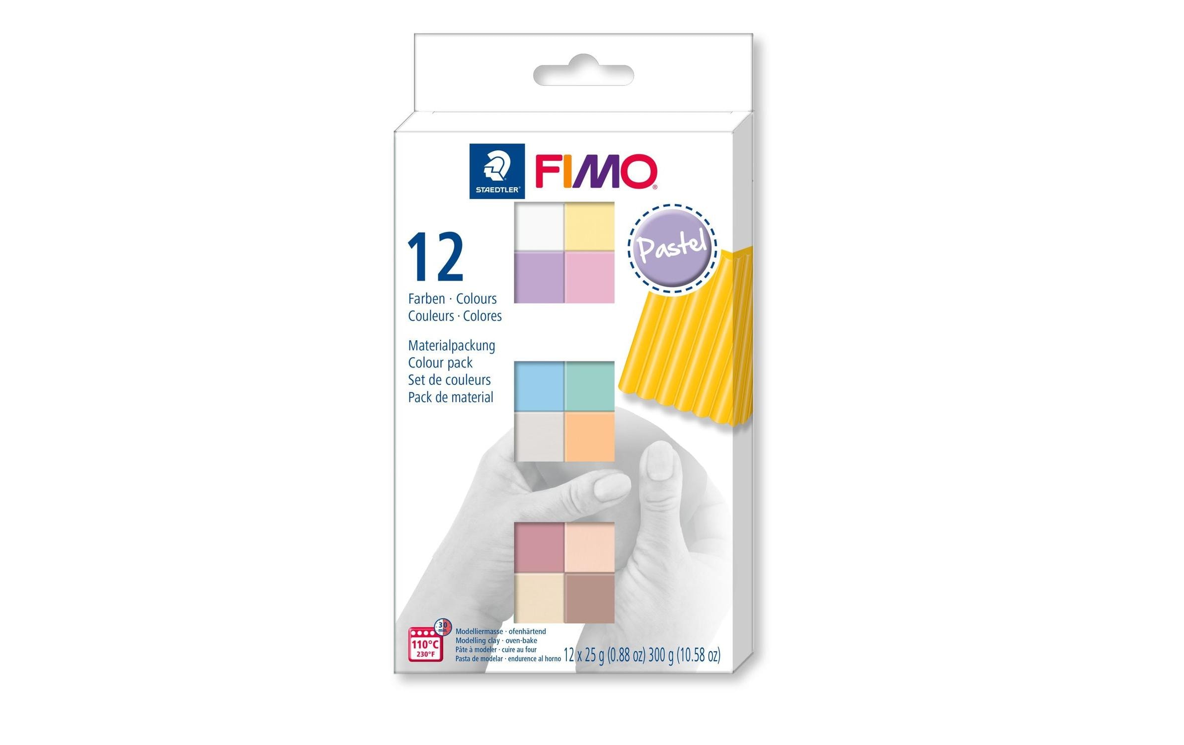 Fimo Modellier-Set soft Pastel, 12 Farben