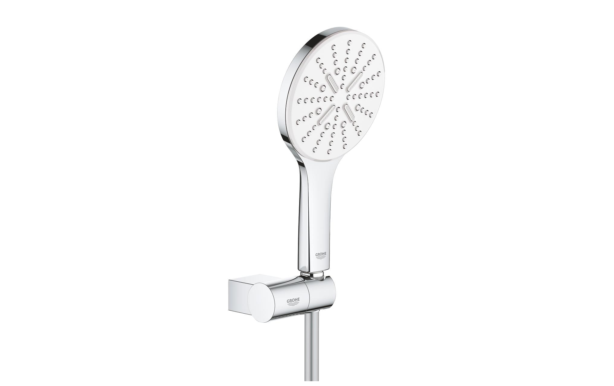 GROHE Duschbrausen-Set Rainshower Smartactive 130 Moon White