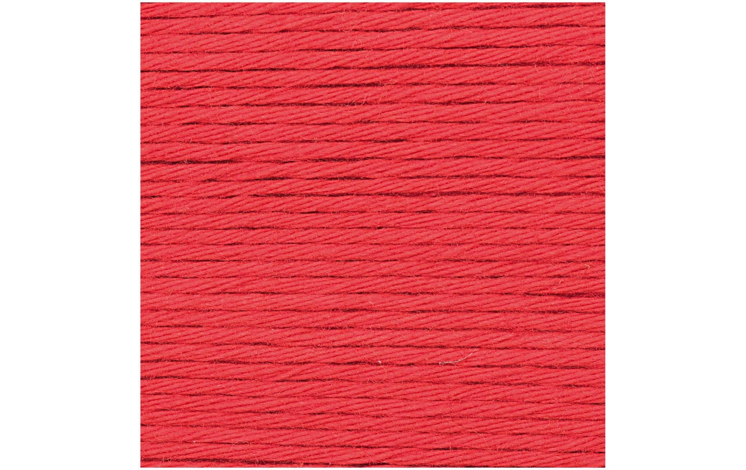 Rico Design Wolle Creative Cotton Aran 50 g, Rot