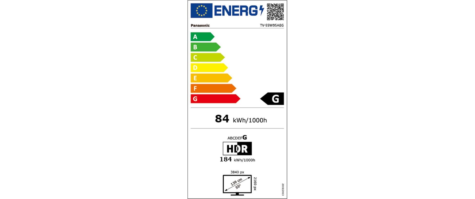 Panasonic TV TV-55W95AEG 55, 3840 x 2160 (Ultra HD 4K), LED-LCD