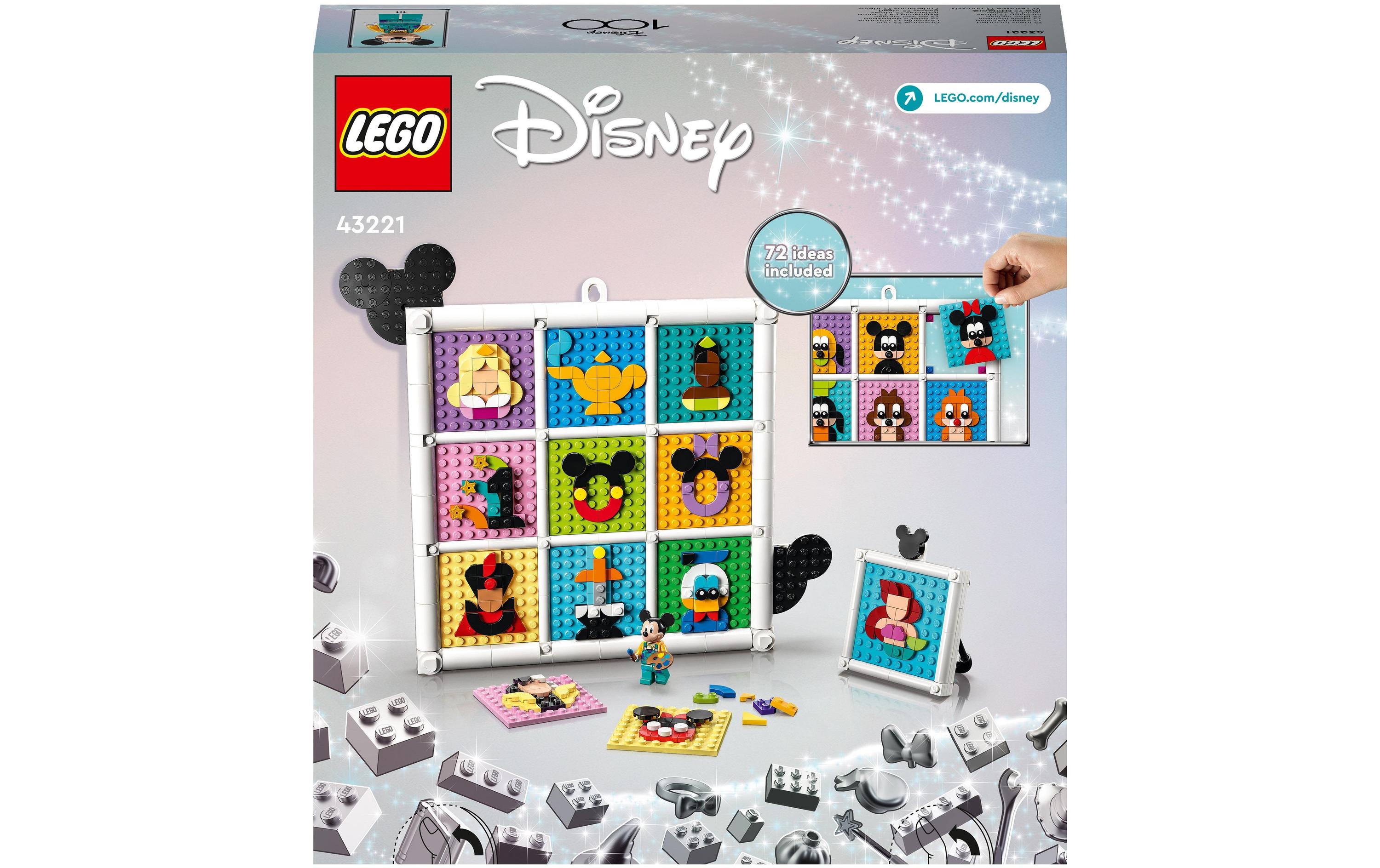 LEGO® Disney 100 Jahre Disney Zeichentrickikonen 43221