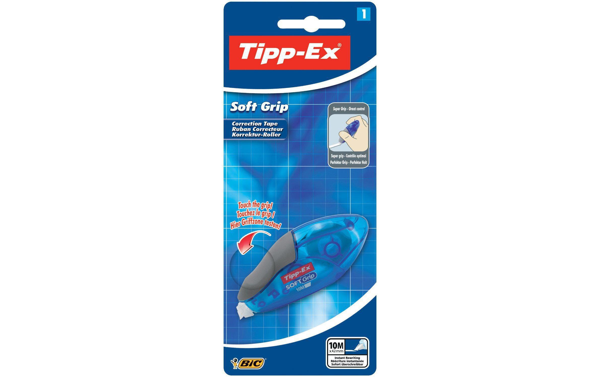 Tipp-Ex Korrekturroller Soft Grip 10 m x 4.2 mm, 1 Stück