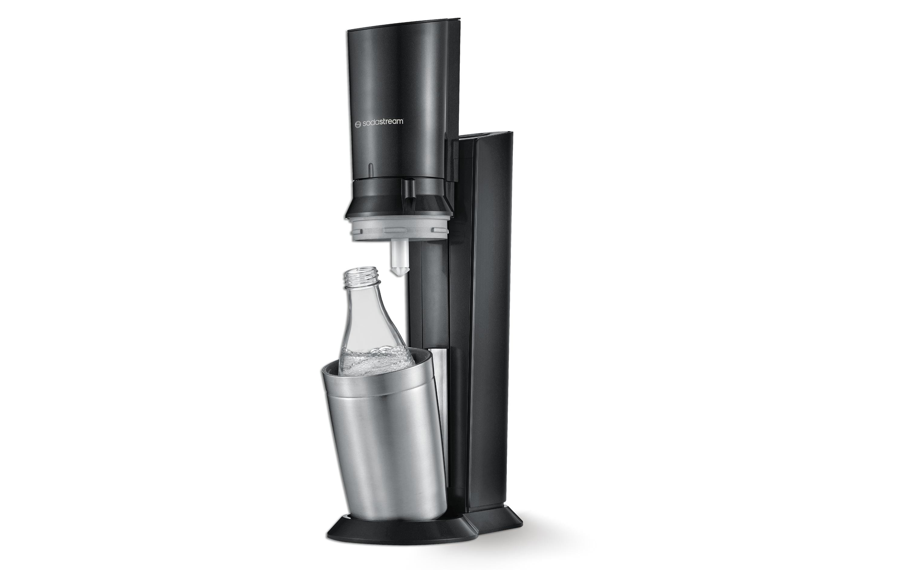 Sodastream Wassersprudler Crystal CQC Megapack Schwarz