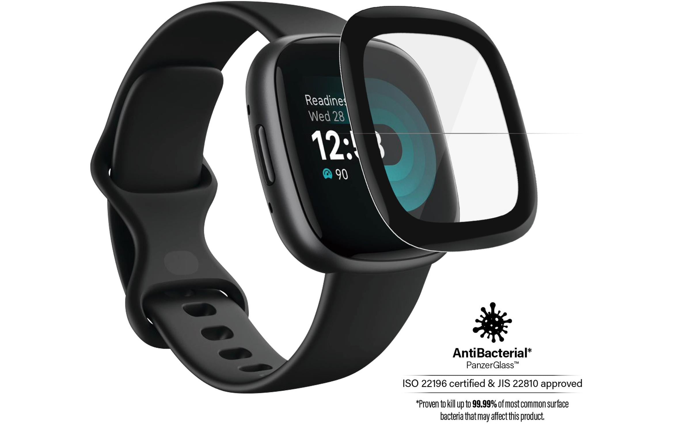 Panzerglass Displayschutz Fitbit Versa 3/4 und Sense