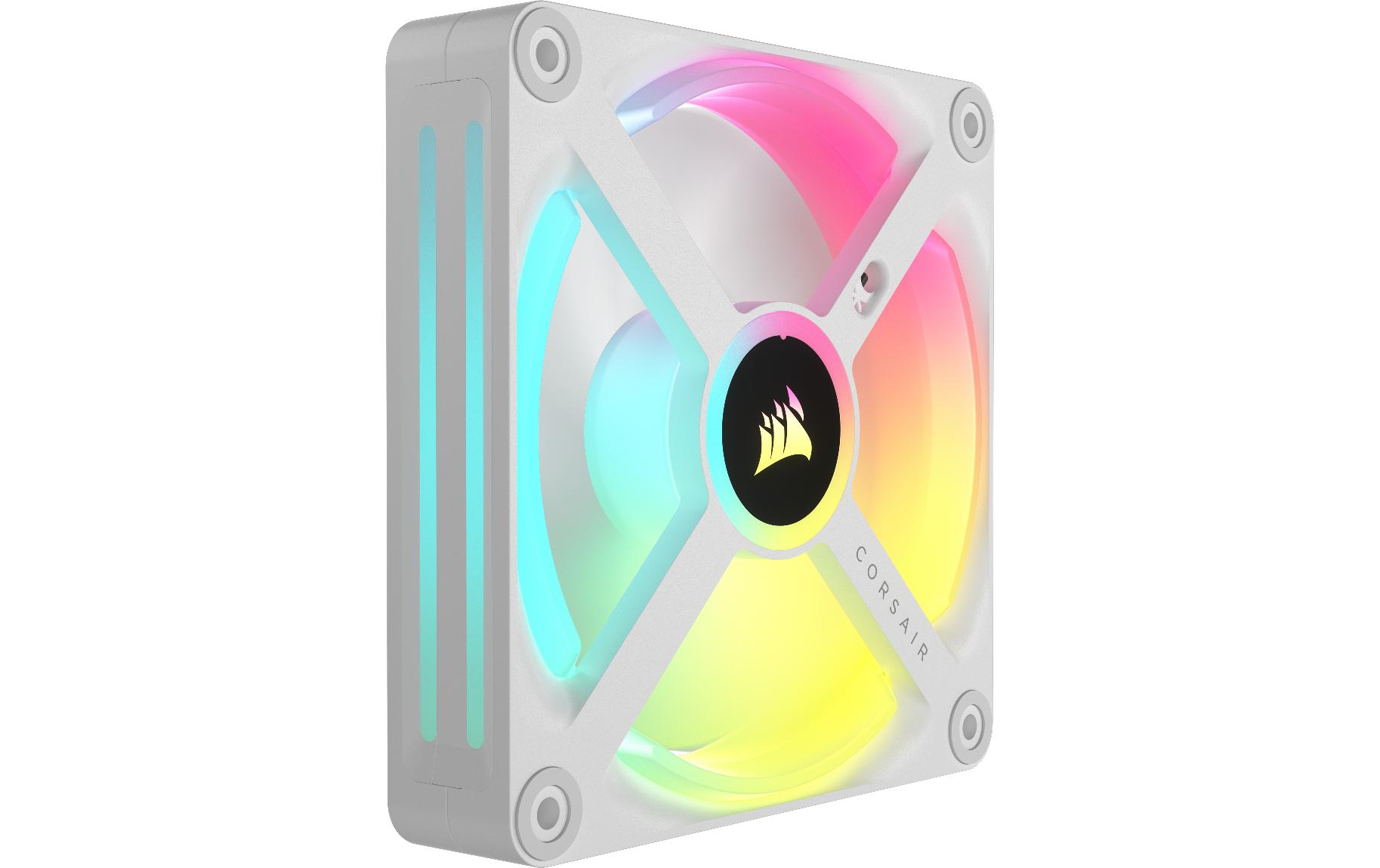 Corsair PC-Lüfter iCUE QX120 RGB Expansion Kit Weiss