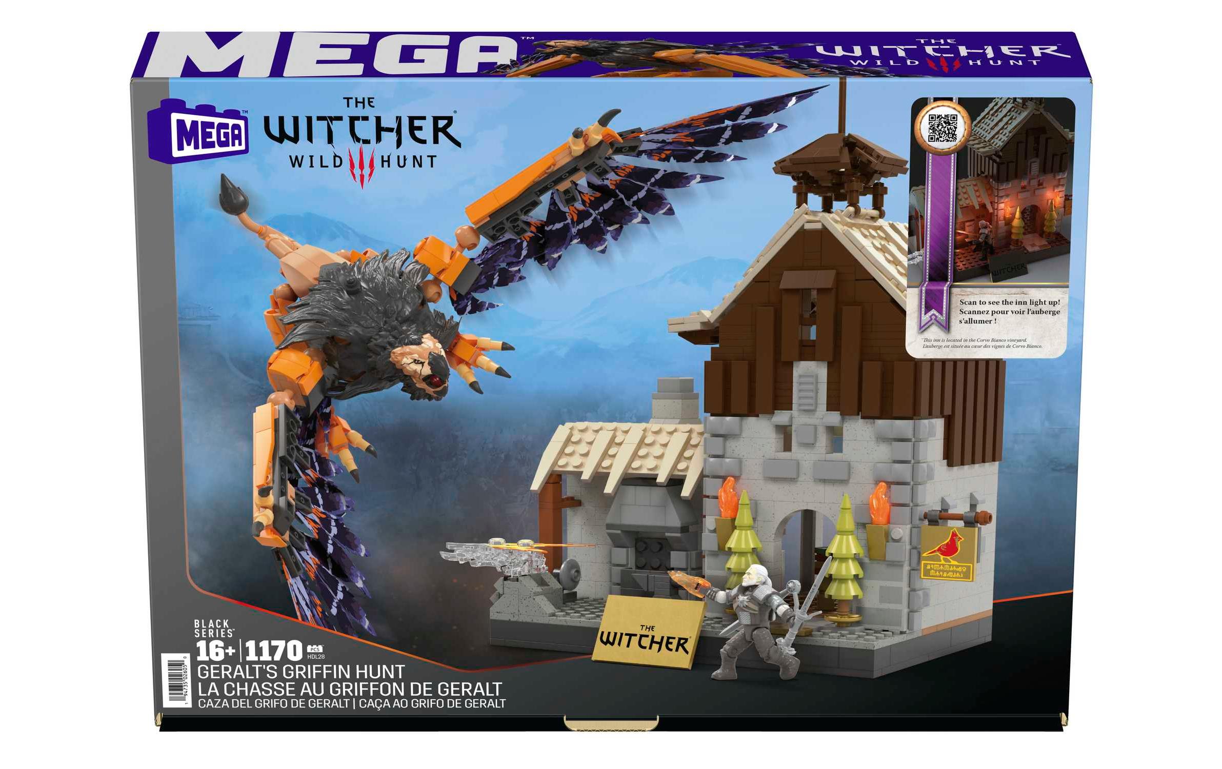 Mega Construx Bausteinmodell The Witcher Geralts Greifjagd