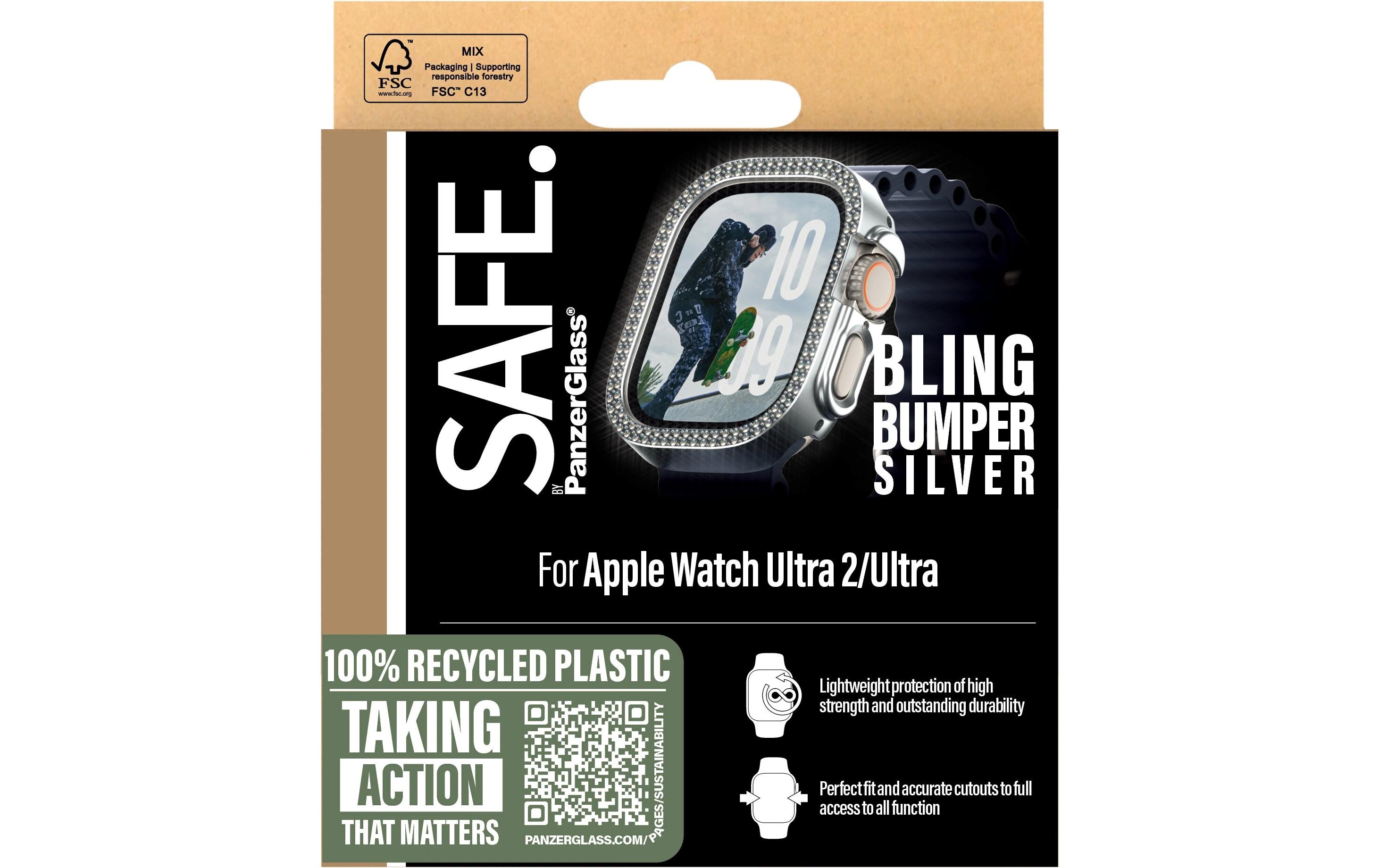 SAFE. Displayschutz Bling Bumper Silver 46 mm