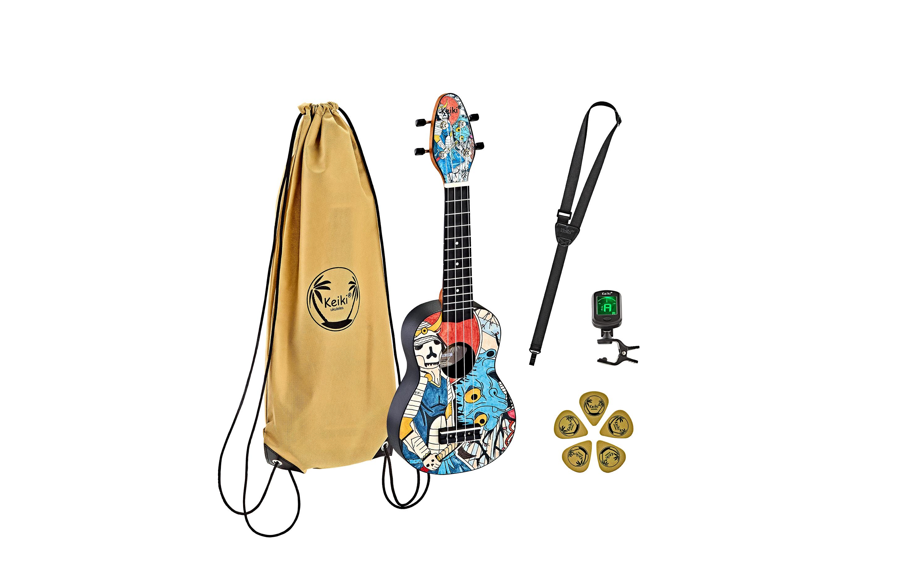 Ortega Guitars Ukulele Keiki Package K2-SR – Samurai