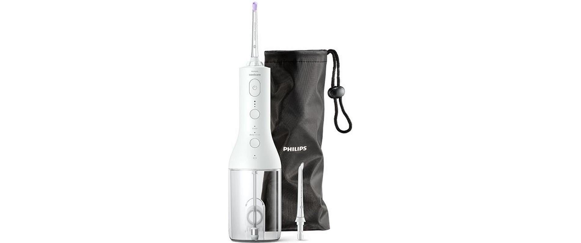 Philips Munddusche Power Flosser 3000 HX3826/31 Weiss