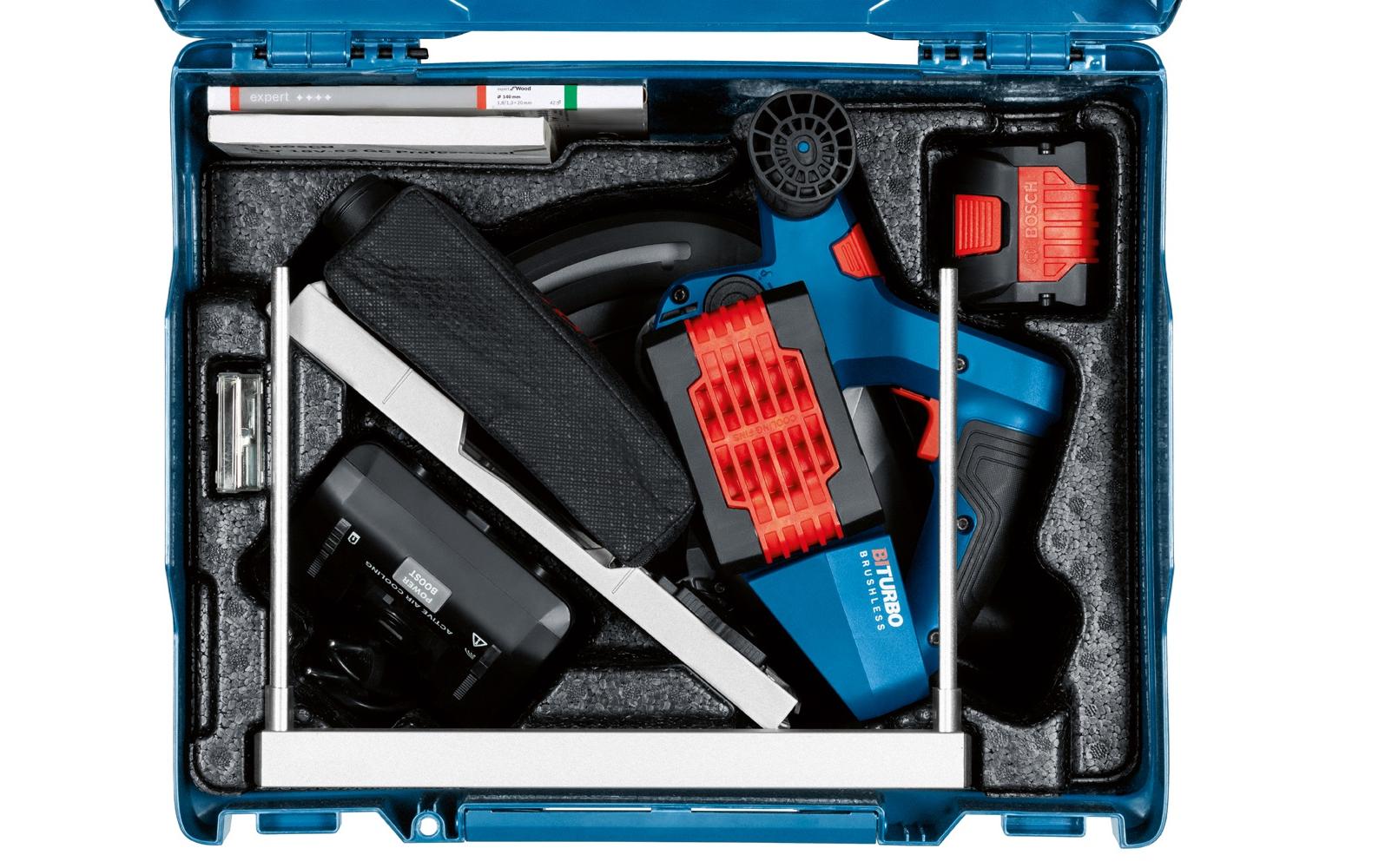 Bosch Professional Akku-Tauchsäge GKT 18V-52 GC L-Boxx Set