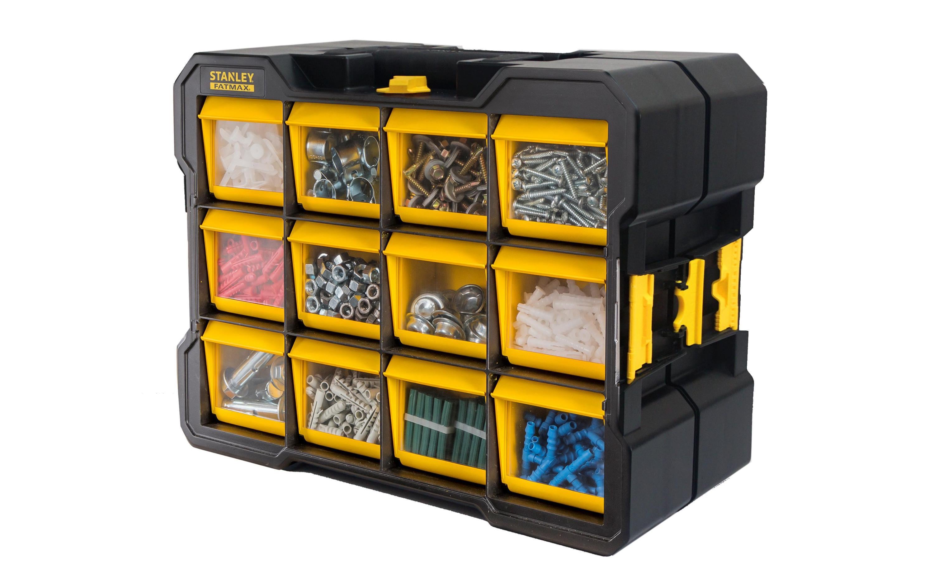 Stanley Fatmax Organizer Flip Bin Fatmax Pro 12 Fächer, leer