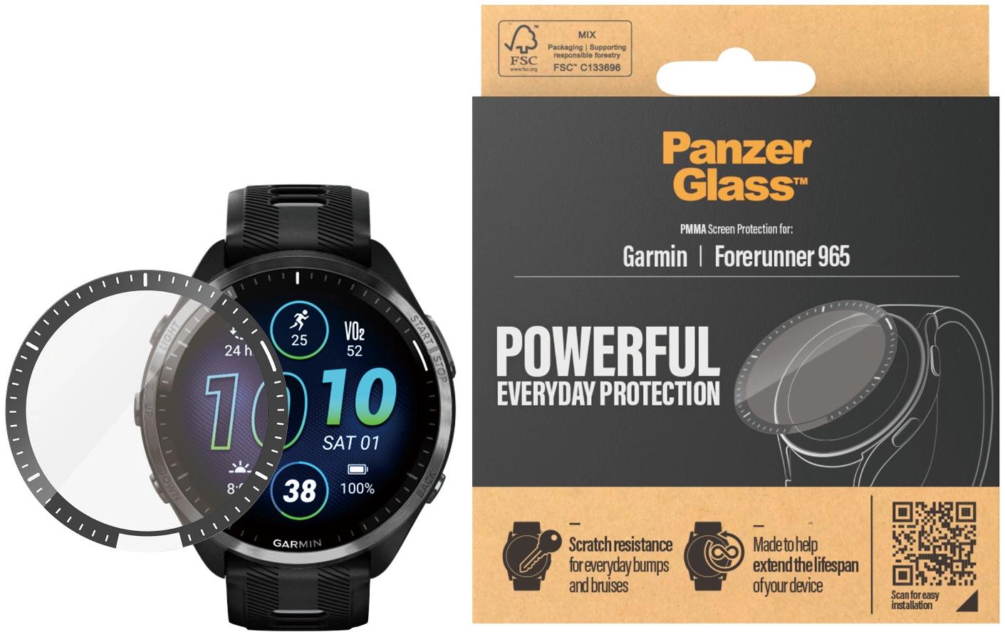 Panzerglass Displayschutz Garmin Forerunner 965