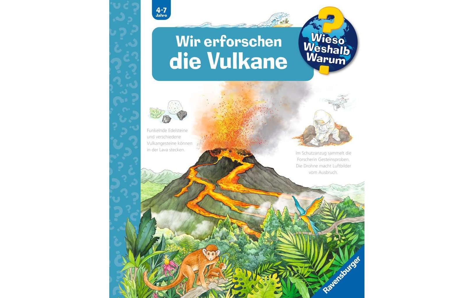 Ravensburger Kinder-Sachbuch WWW Wir erforschen die Vulkane