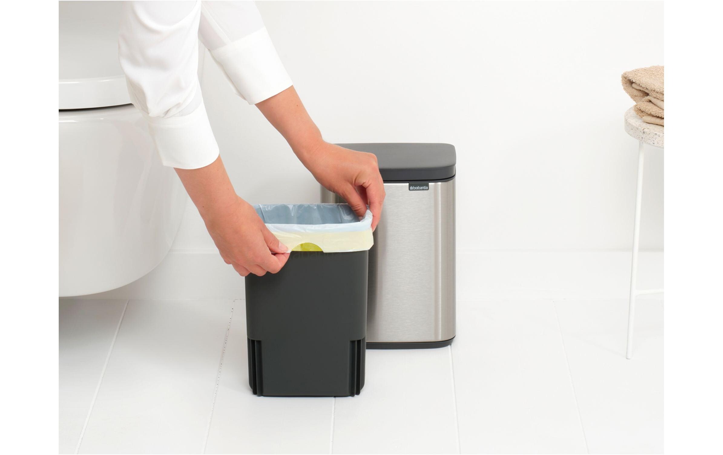 Brabantia Kosmetikeimer Bo Waste Bin 4 l, Silber matt