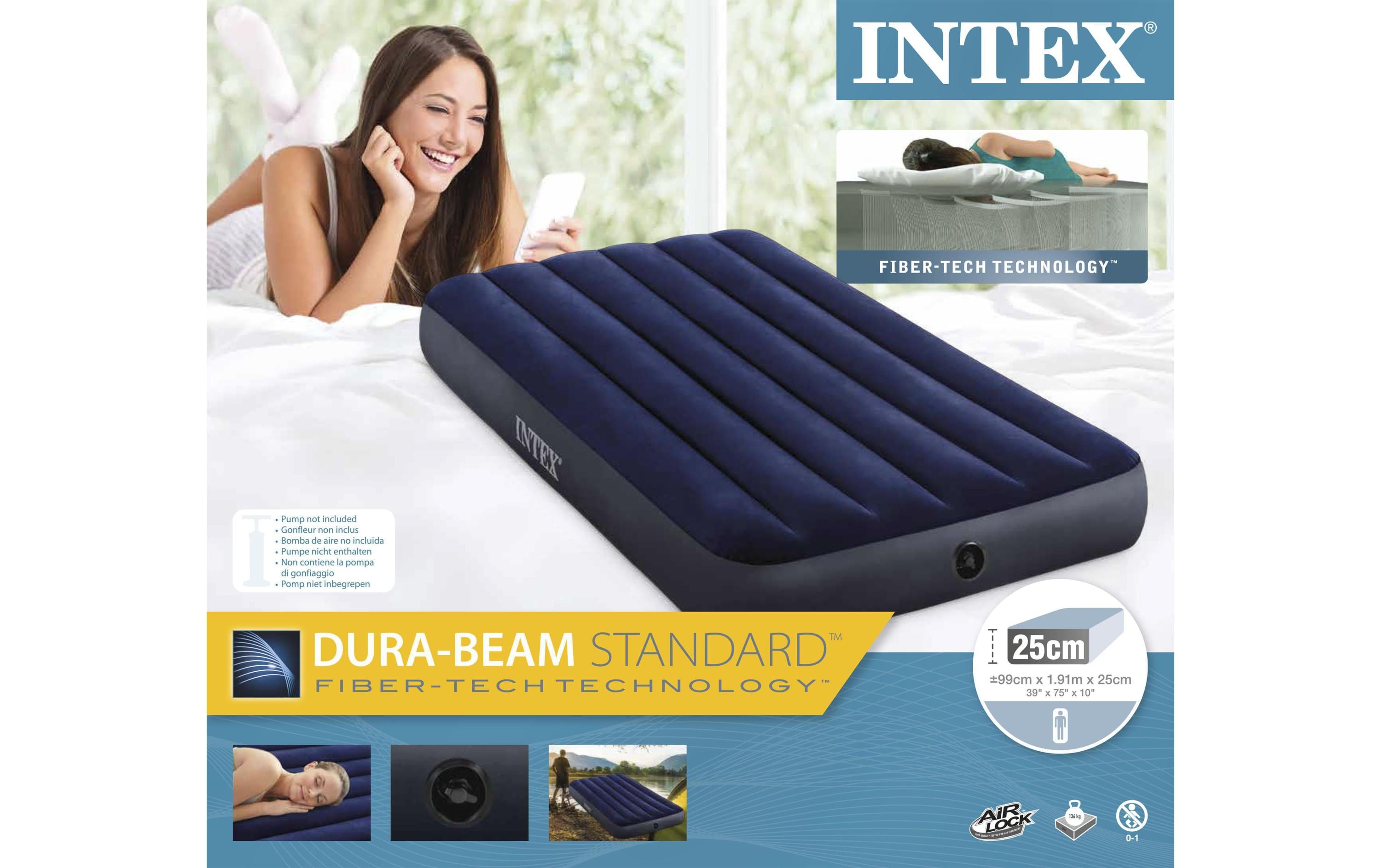 Intex Luftbett Standard Classic Downy Twin 99 x 191 cm