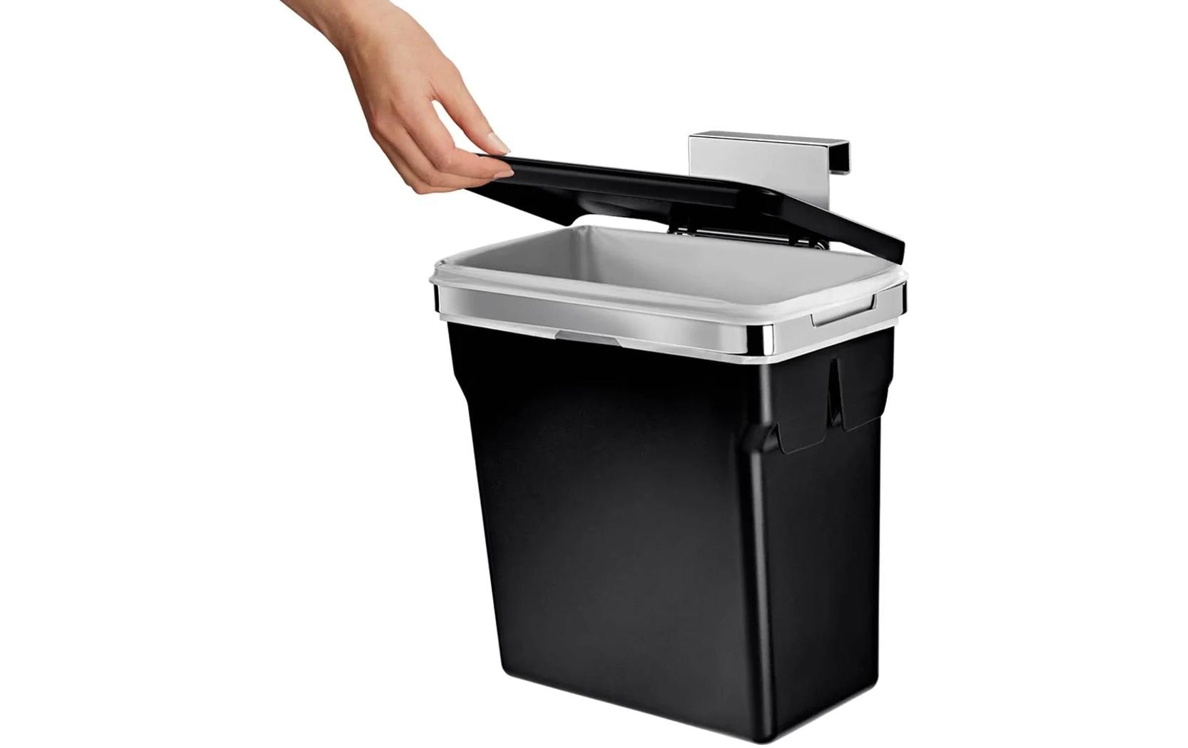 Simplehuman Abfalleimer CW1643 10 Liter, Schwarz