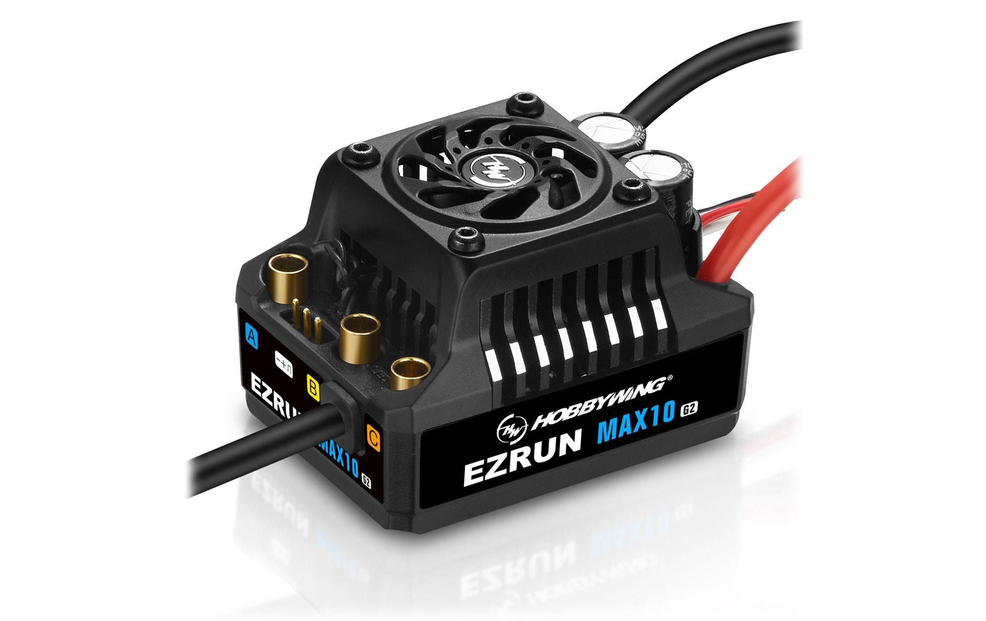 Hobbywing Brushless Regler Ezrun MAX10 G2 140A, 2-4S