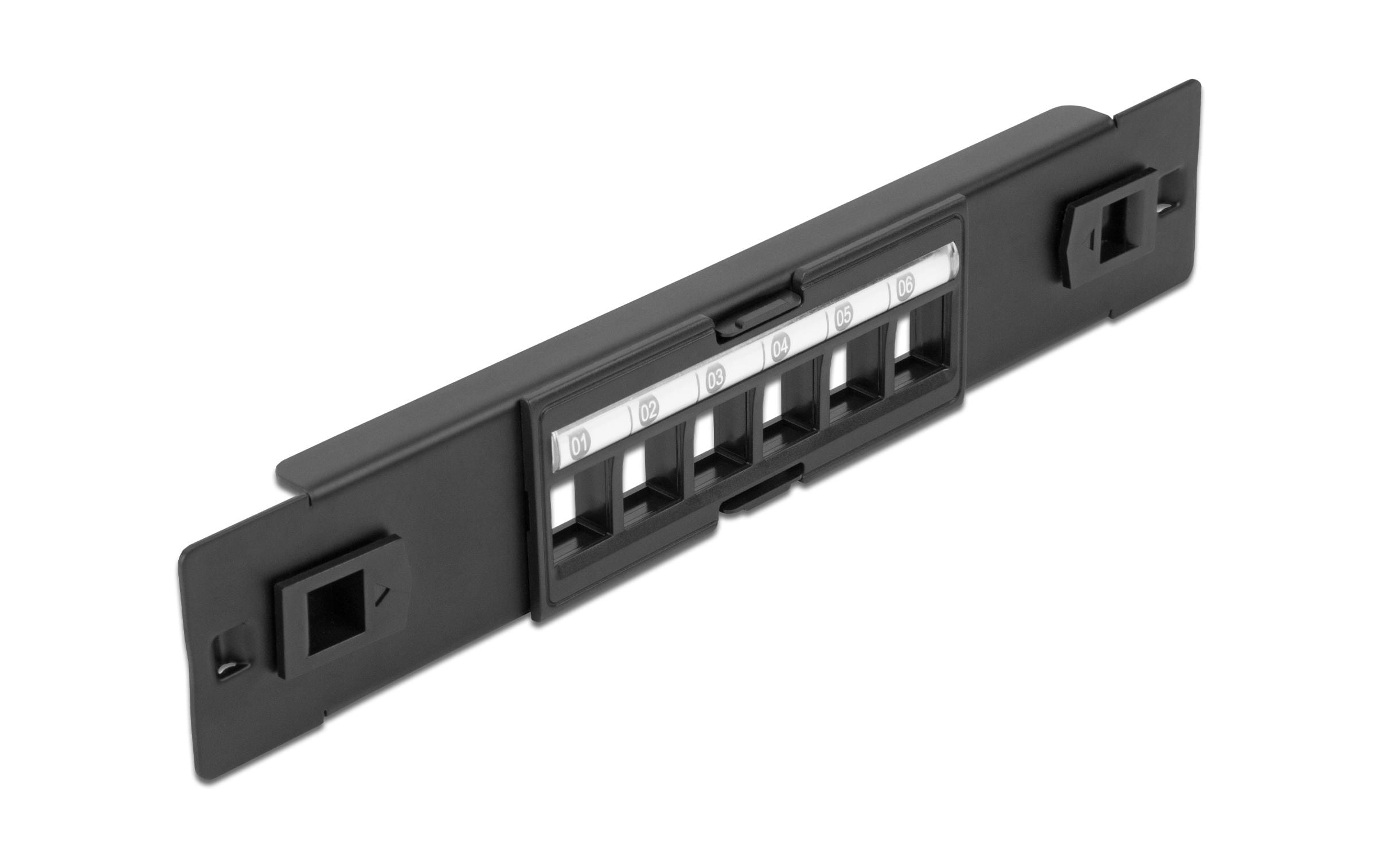 Delock Patchpanel 10″ Keystone 6-Port 10 Rack