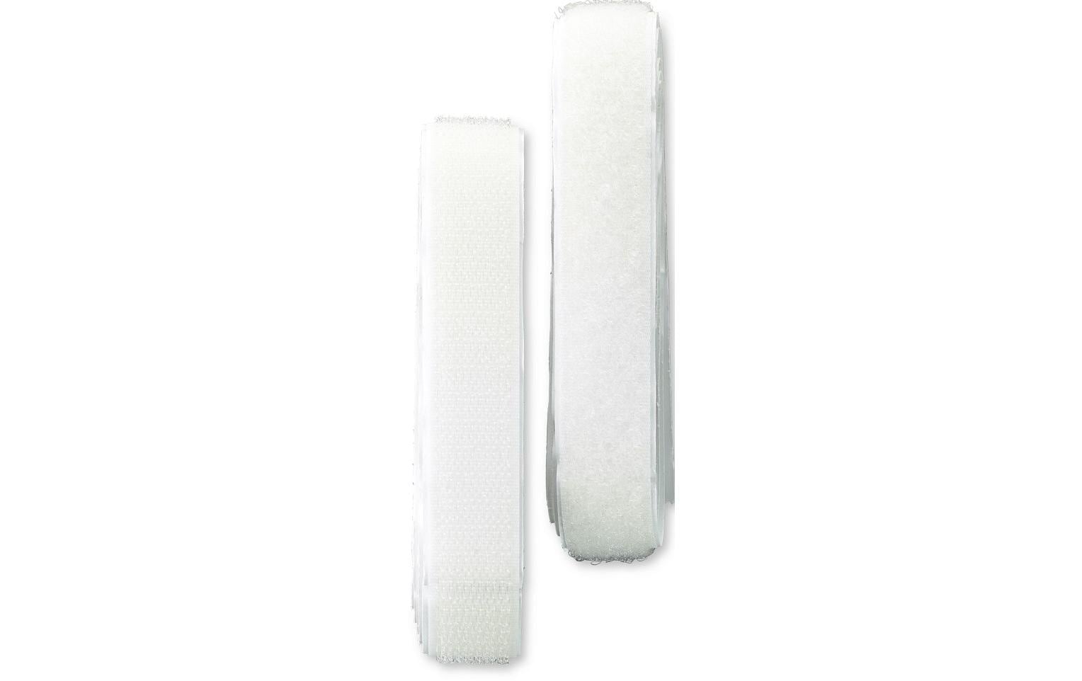 Prym Klettbandverschluss 1.2 mm selbstklebend, Weiss