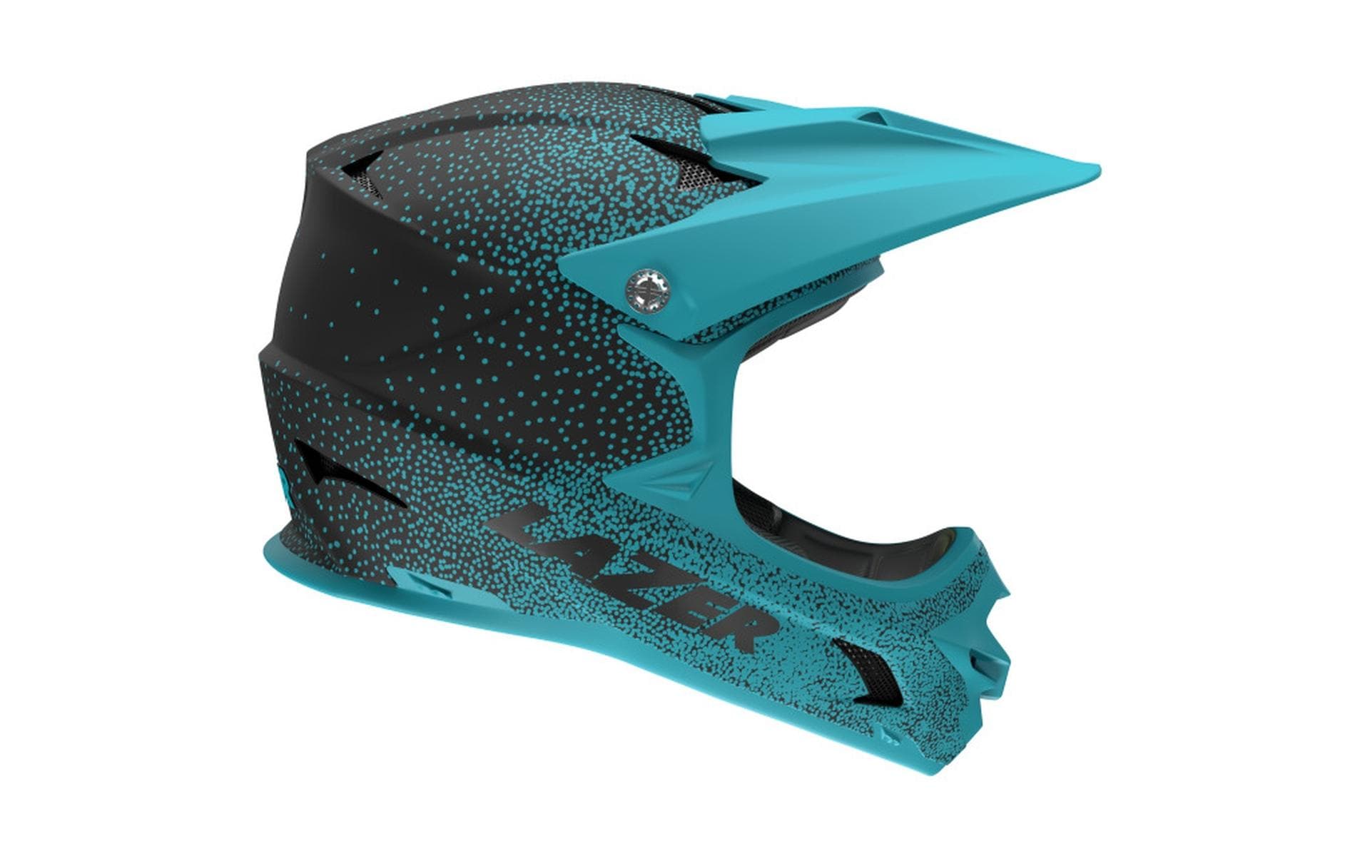 Lazer Helm Phoenix+ Matte Black Mint Dots, XS