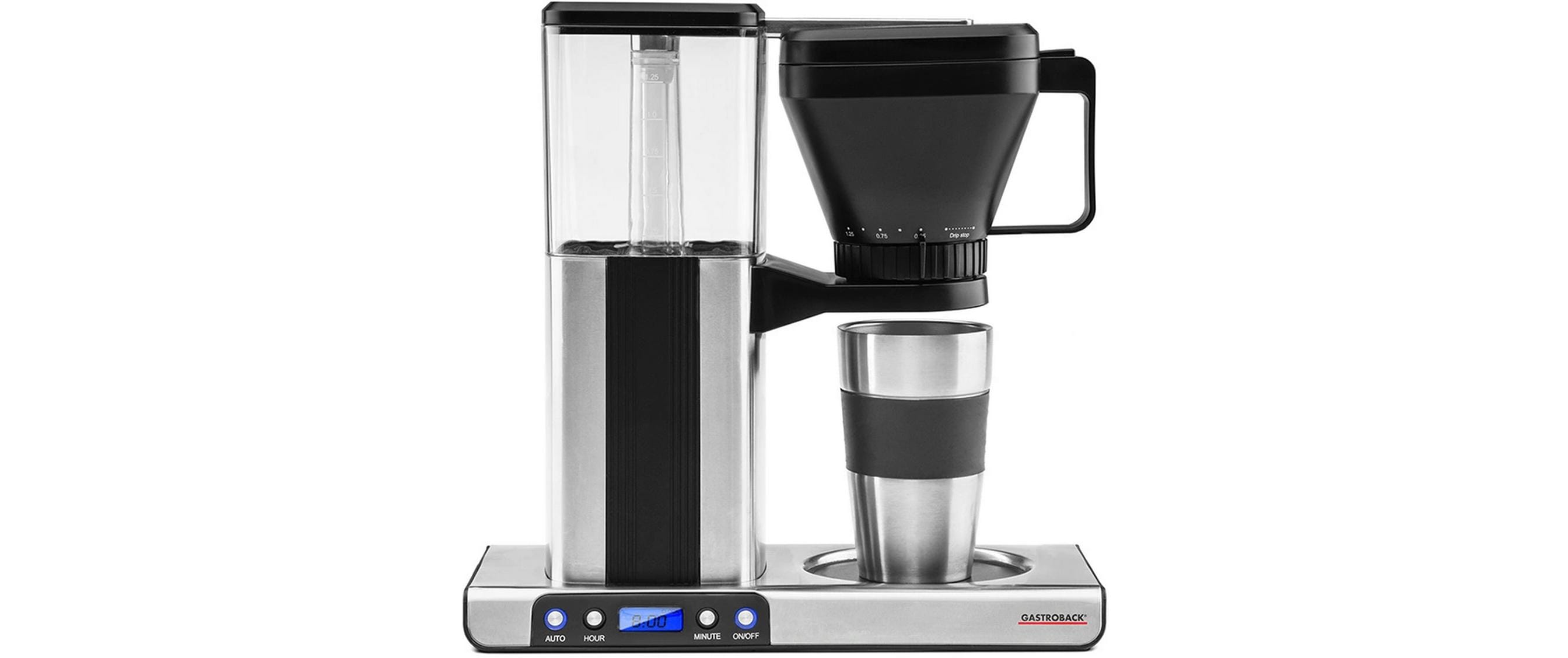 Gastroback Filterkaffeemaschine Design Brew Advanced Schwarz/Silber