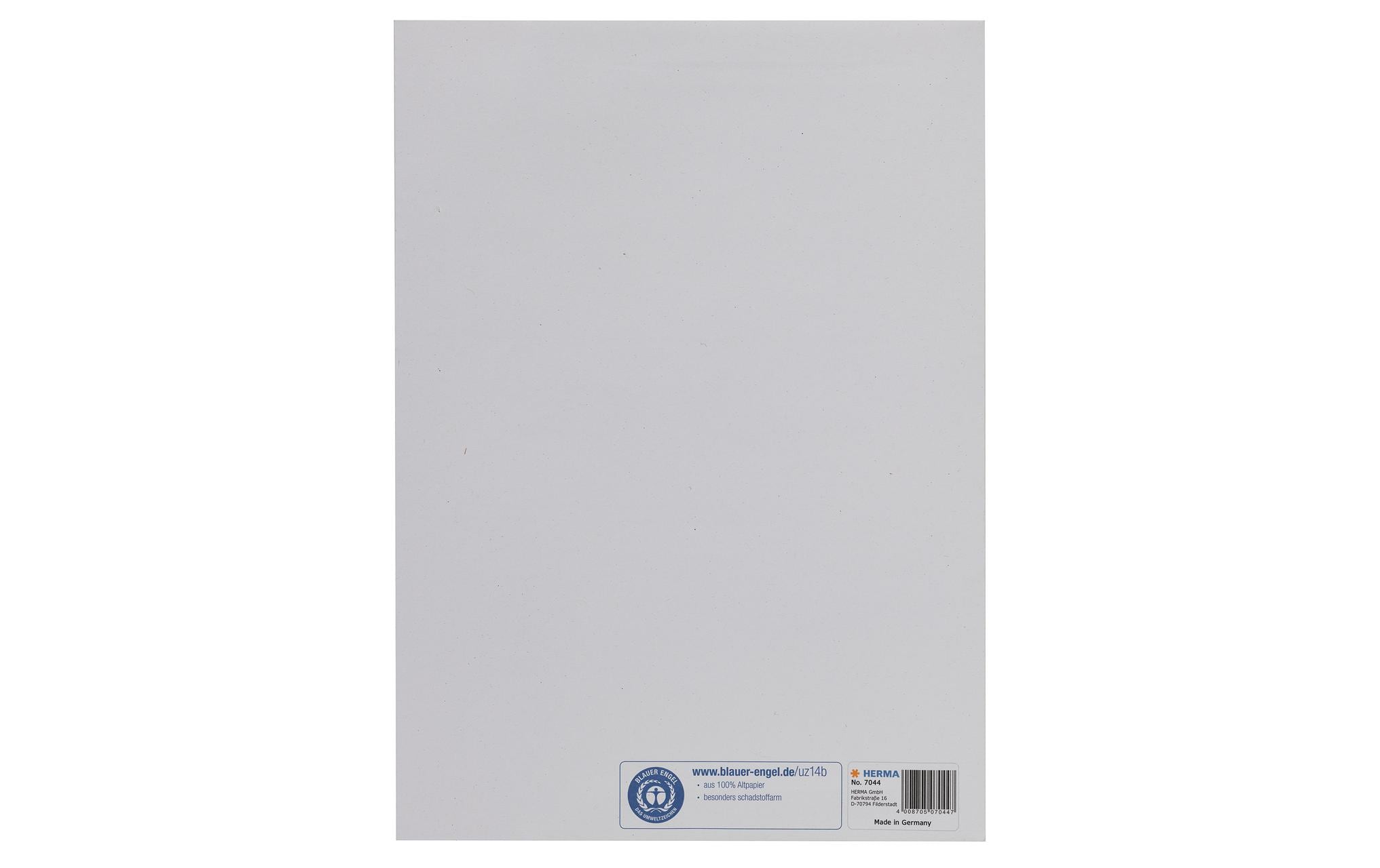 HERMA Einbandpapier A4 Recycling Weiss